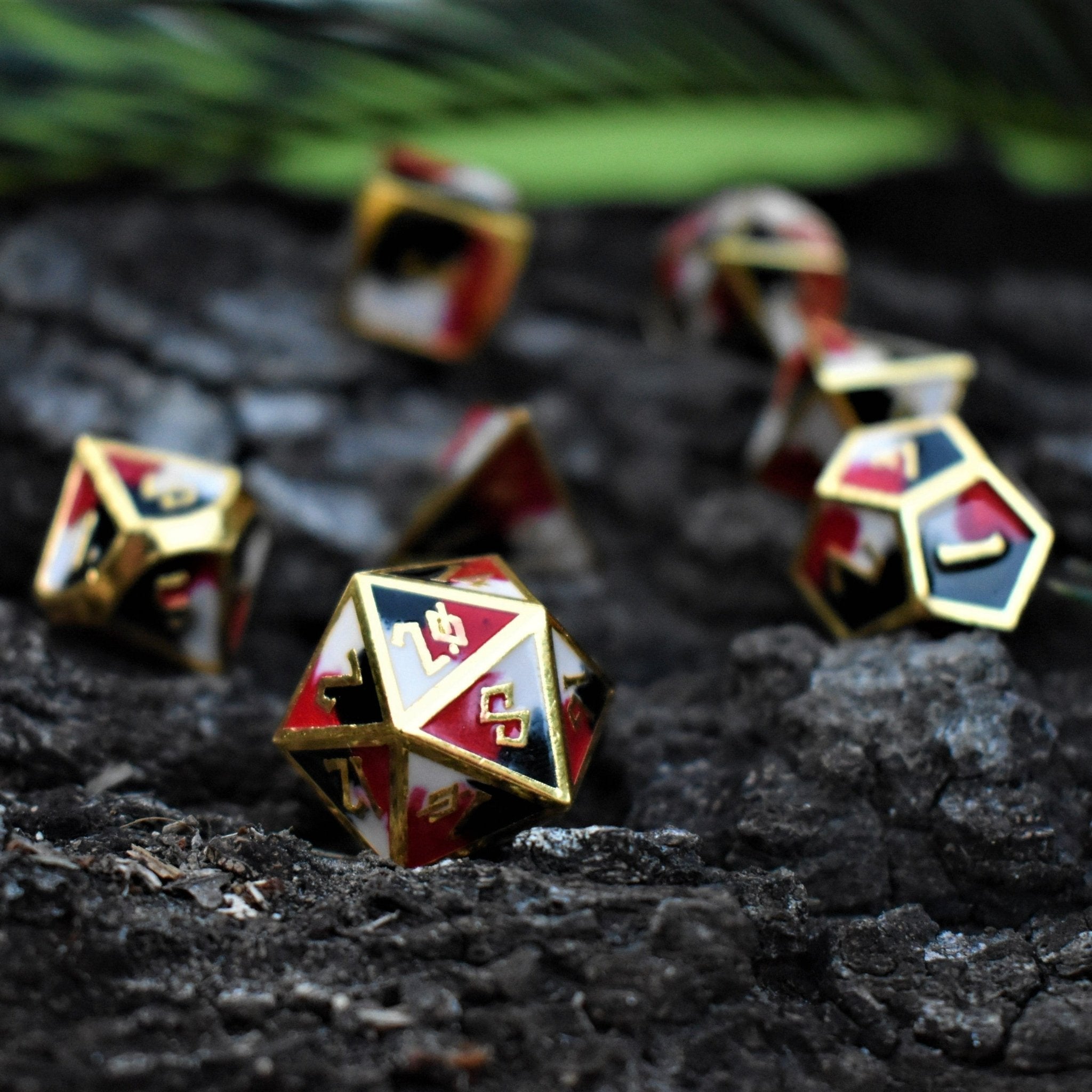 Queen's Gambit Metal Dice Set - Misty Mountain Gaming - 2