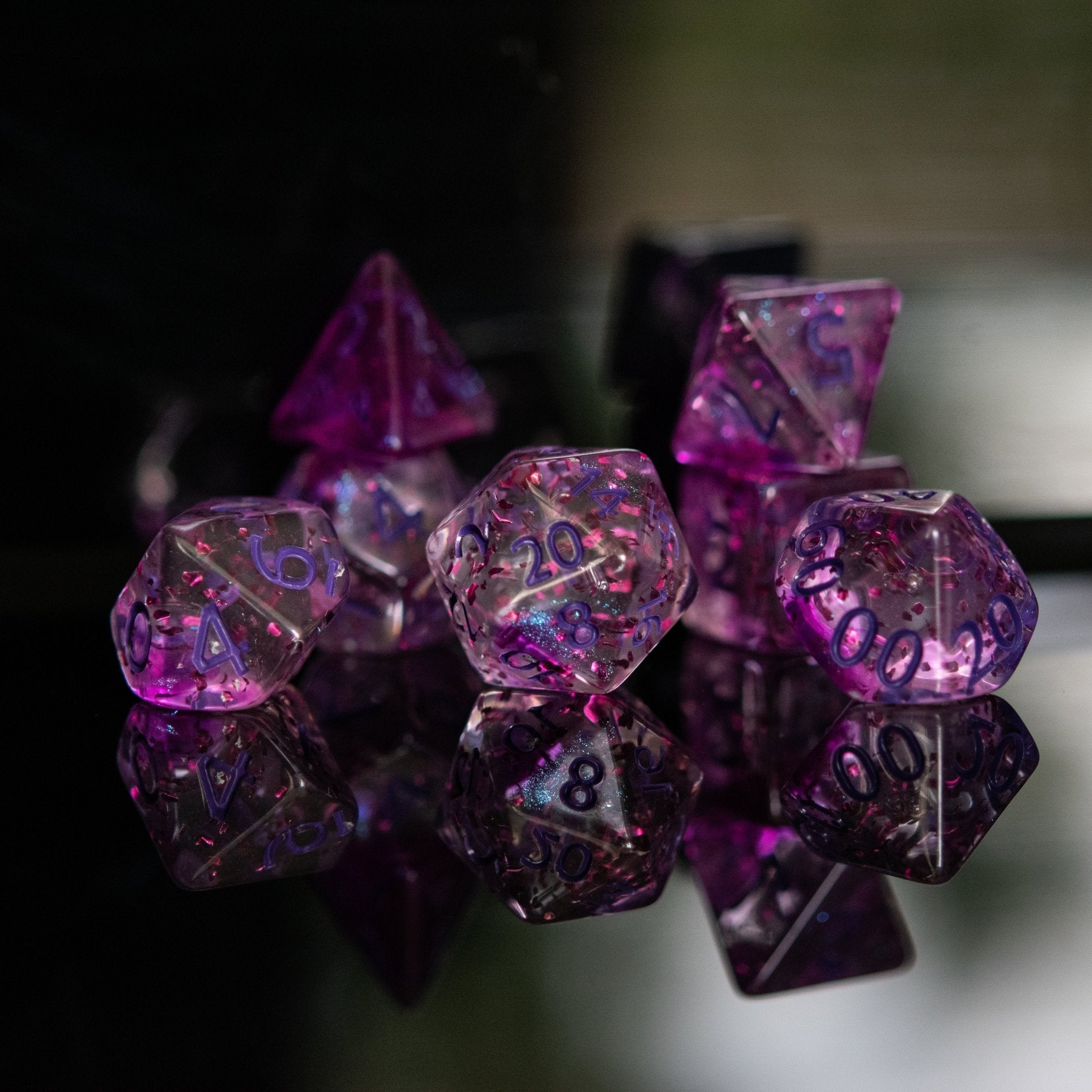 Rave Acrylic Dice Set - Misty Mountain Gaming - 2