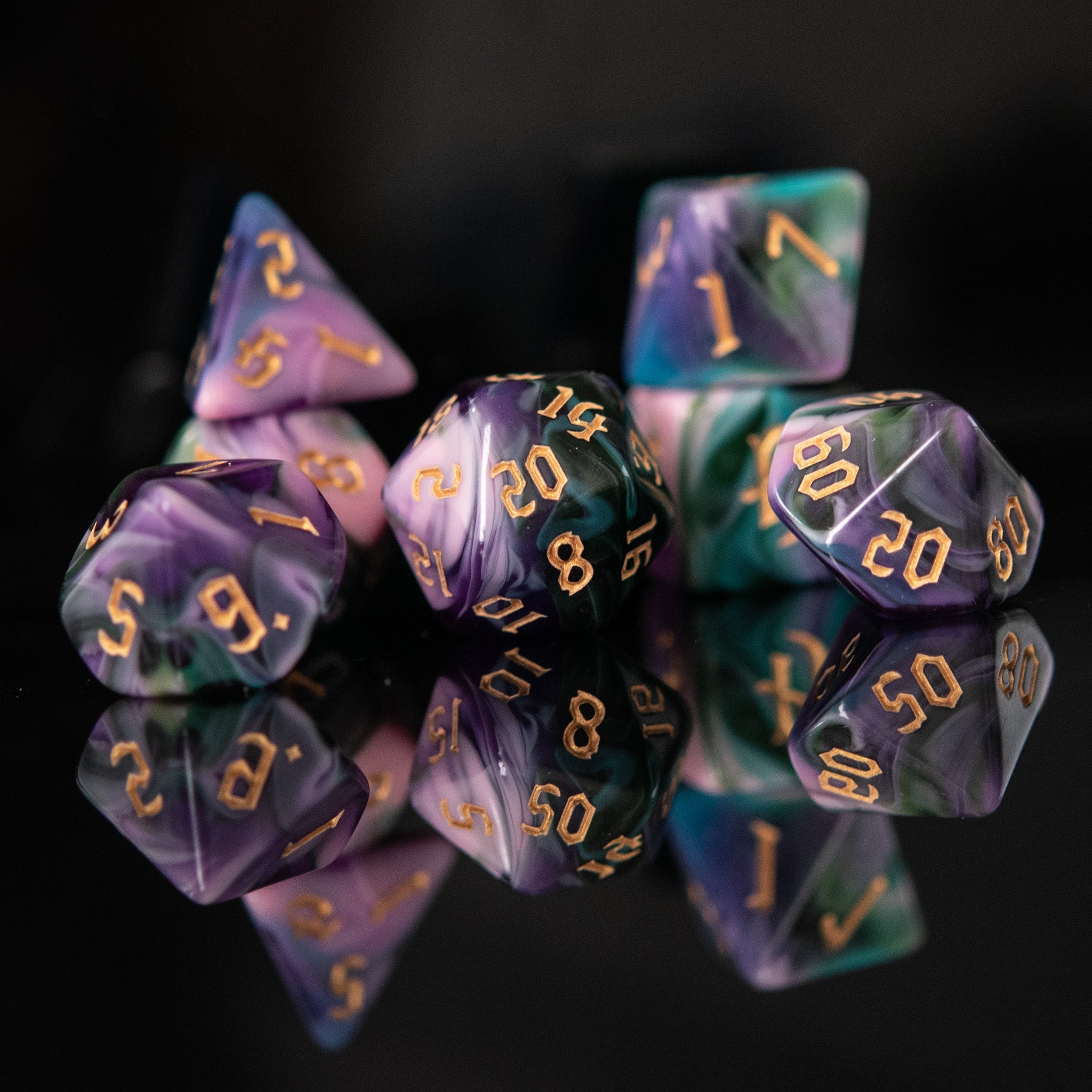 Rogue Class Acrylic Dice Set - Misty Mountain Gaming - 1