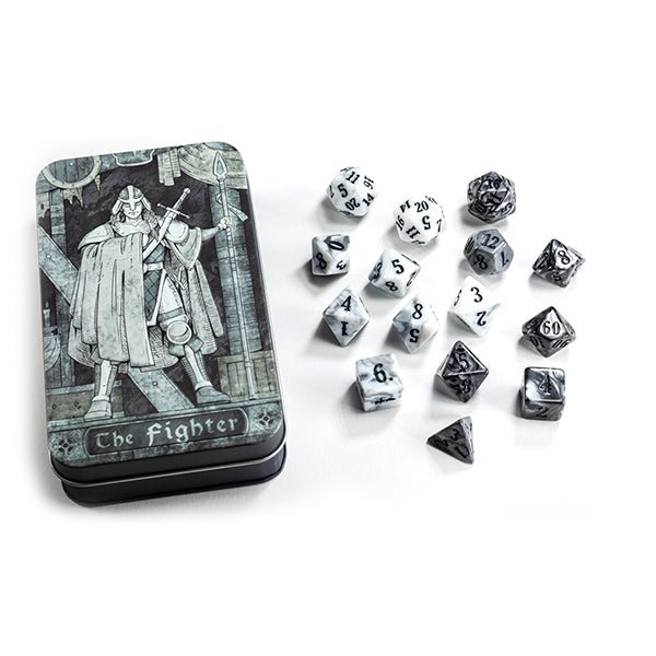 RPG Class Dice: Fighter Set Tin (15 Dice) - Beadle & Grimm's Pandemonium Warehouse - 1