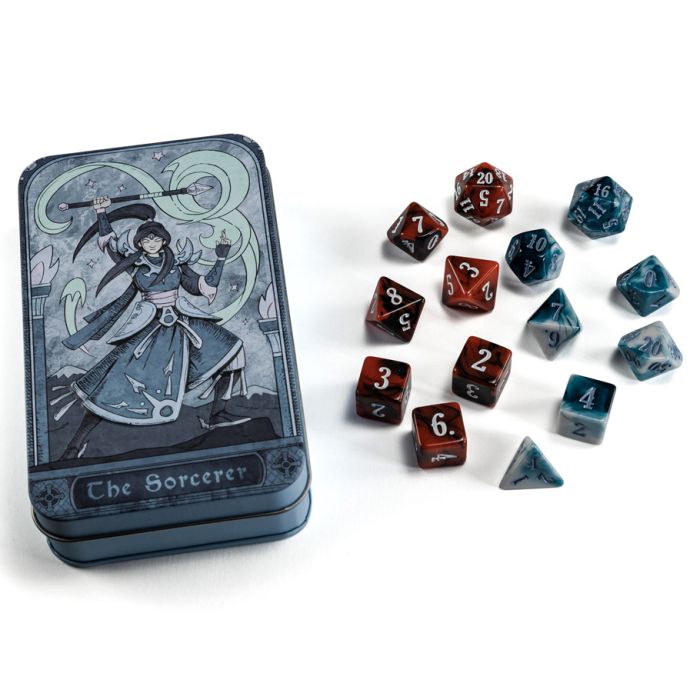 RPG Class Dice Sorcerer Set Tin (14 Dice) - Beadle & Grimm's Pandemonium Warehouse - 2