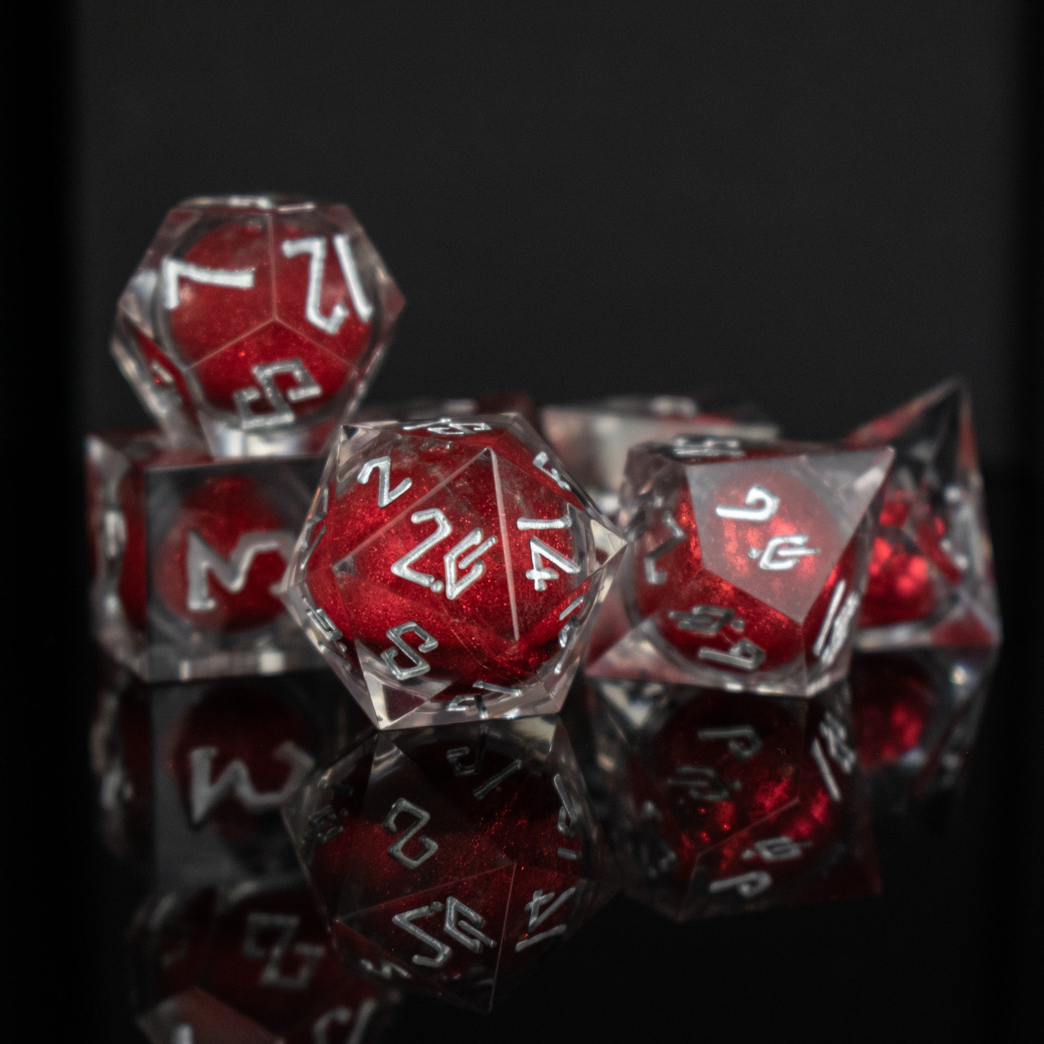 Ruby Slipper Liquid Core Dice Set - Misty Mountain Gaming - 1