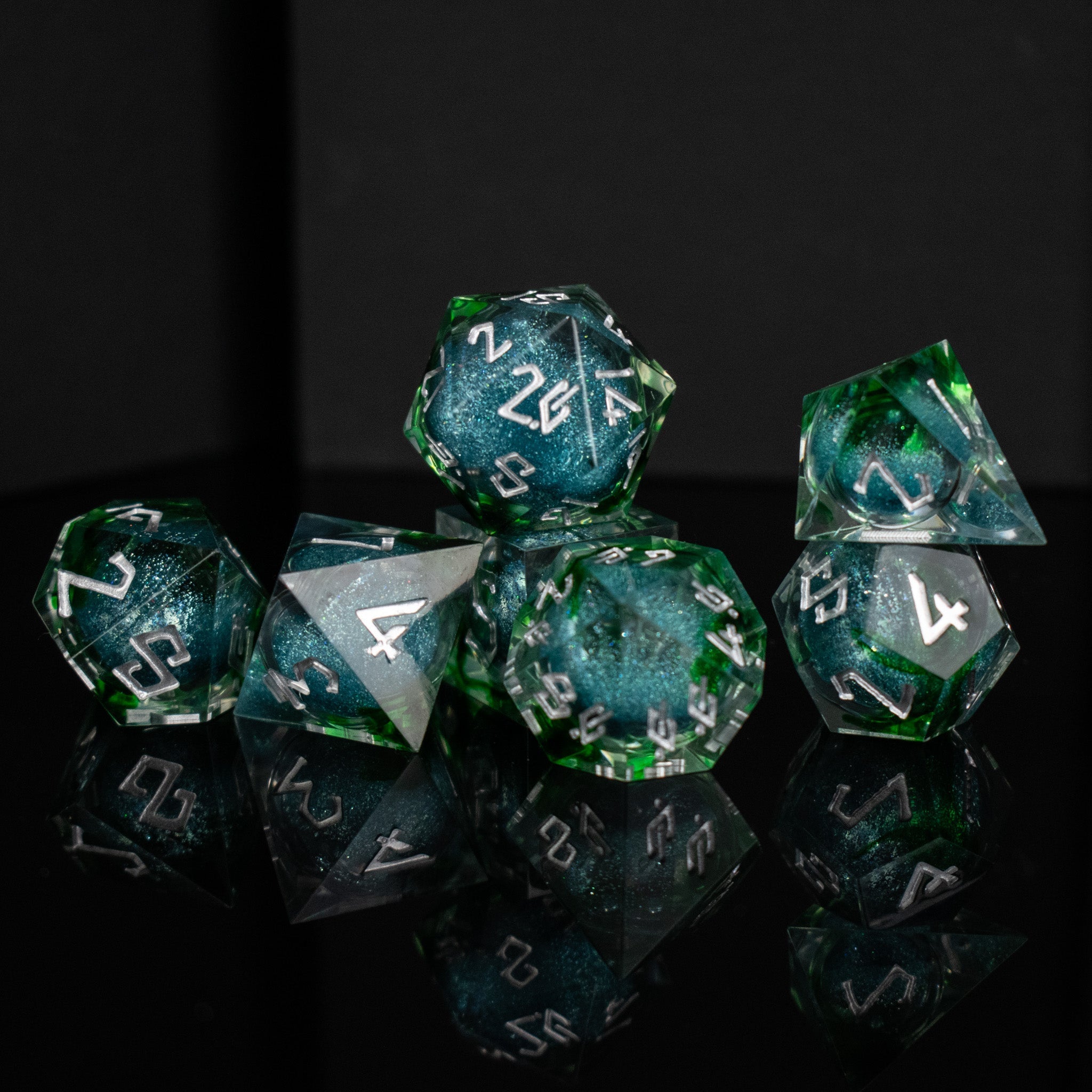 Sea Siren Liquid Core Dice Set - Misty Mountain Gaming - 1