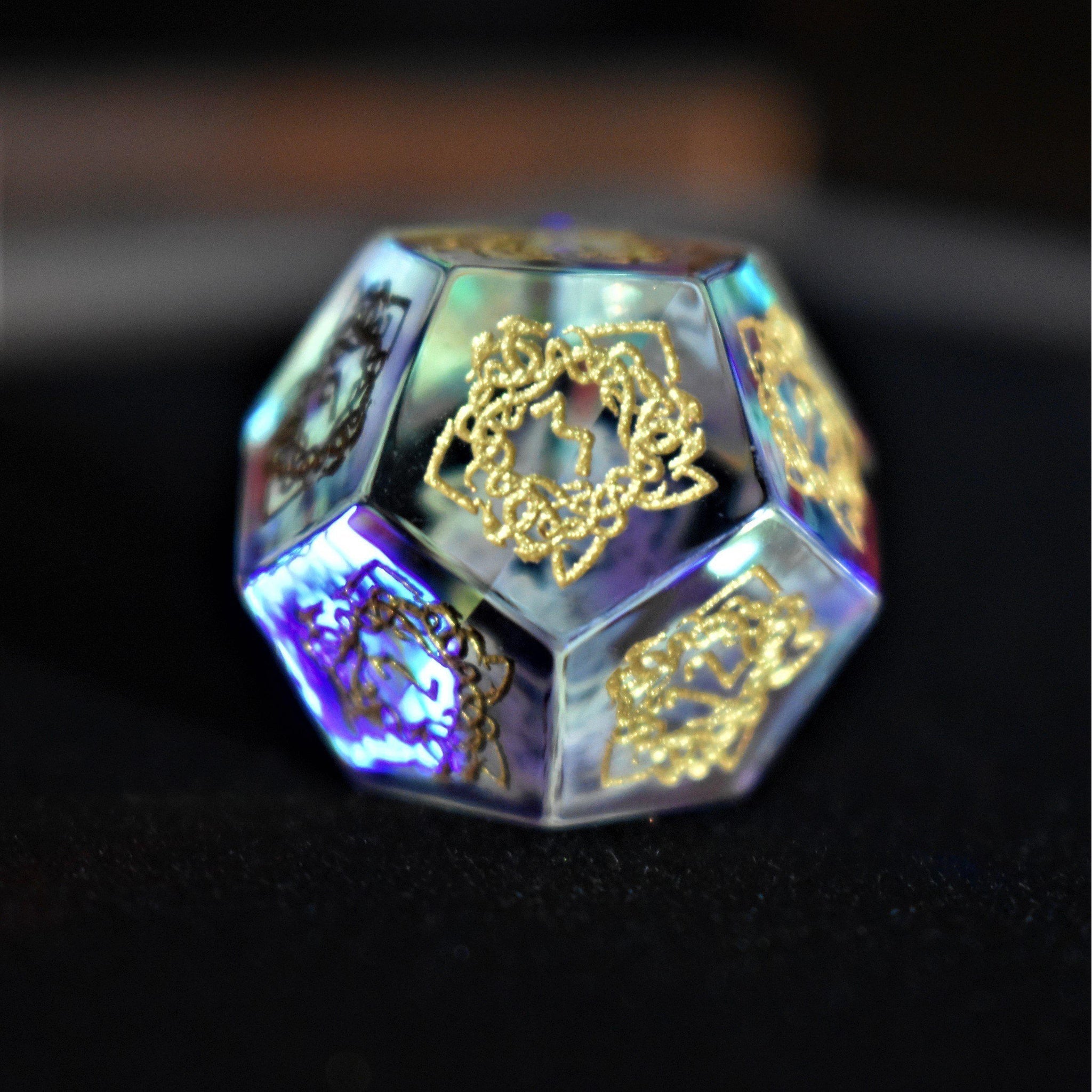 Serpent of Midgard Prism Glass Dice Set - Misty Mountain Gaming - 13