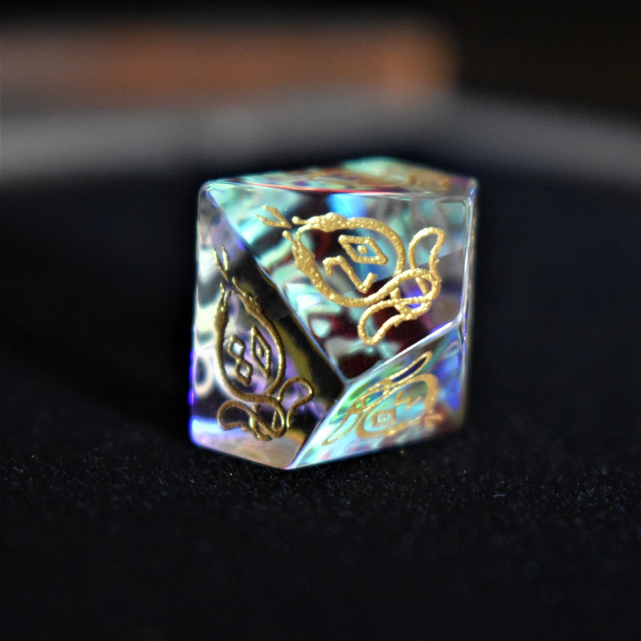 Serpent of Midgard Prism Glass Dice Set - Misty Mountain Gaming - 11