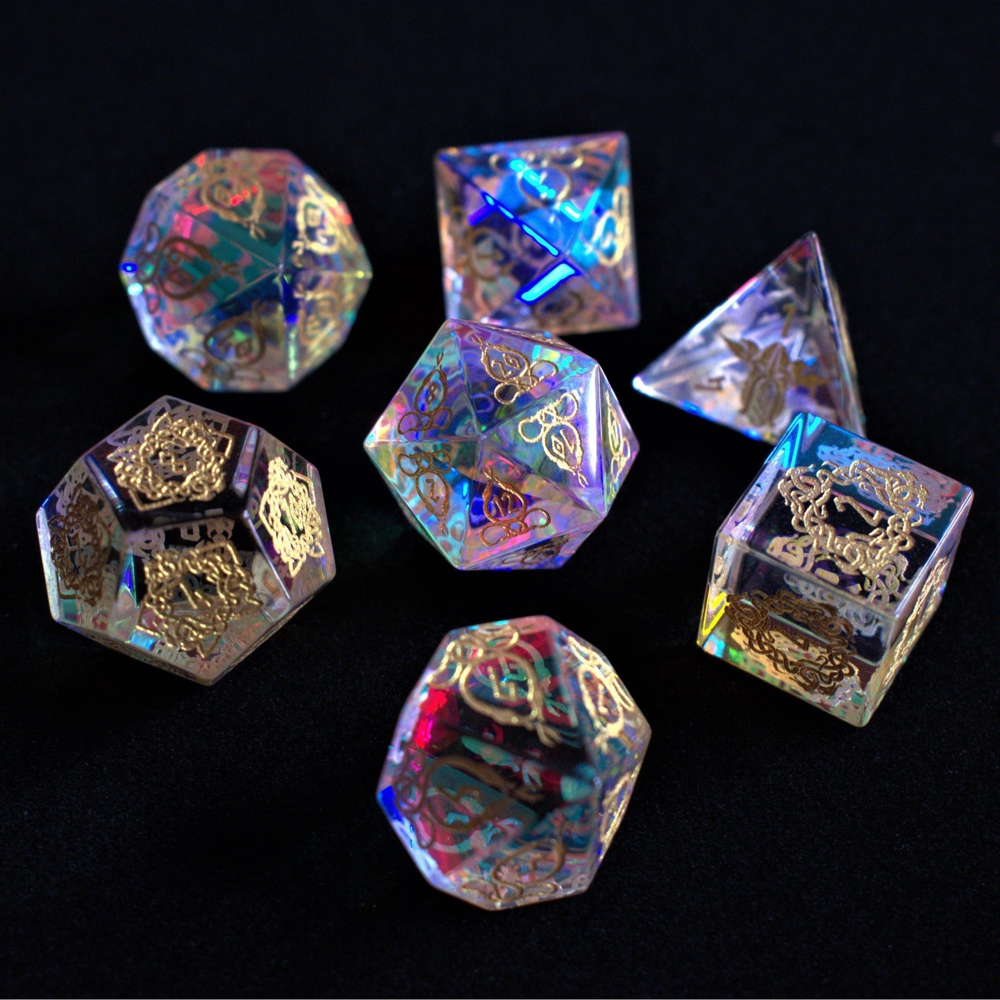 Serpent of Midgard Prism Glass Dice Set - Misty Mountain Gaming - 2