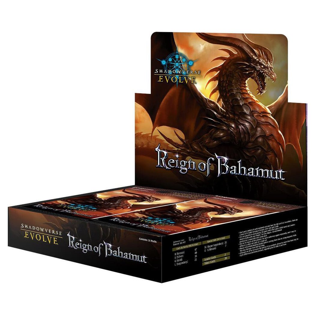 Shadowverse Evolve: Reign of Bahamut Booster Display Box - Bushiroad - 1