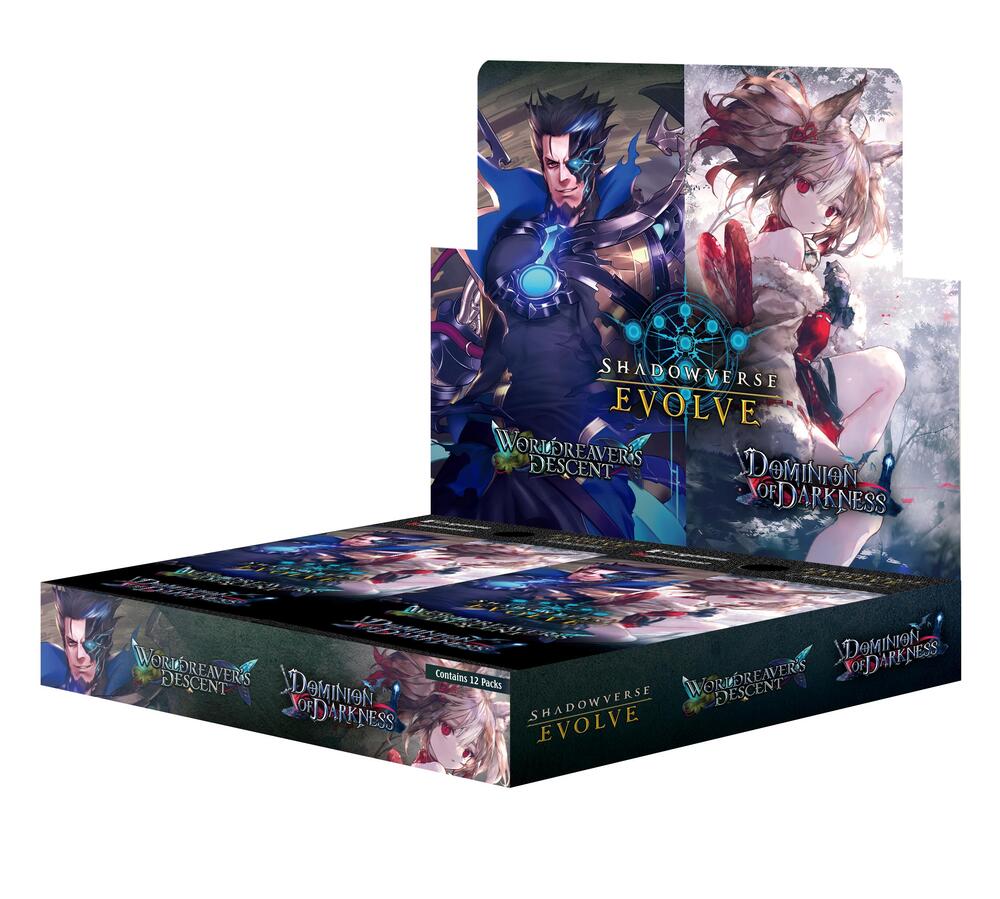 Shadowverse Evolve Worldreaver's Descent & Dominion of Darkness Combined Set Booster Box - Bushiroad - 1