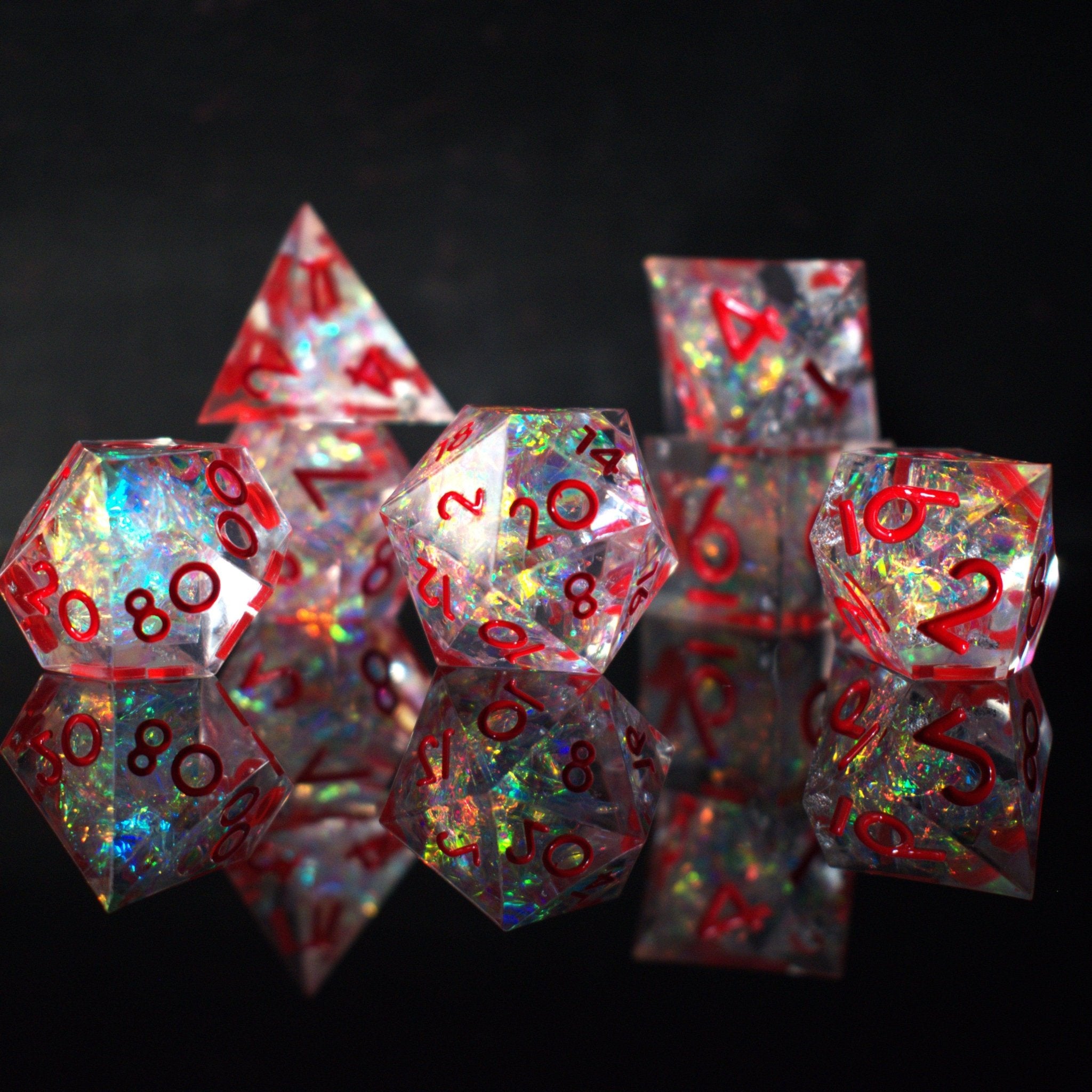 Shatter Sharp - Edged Resin Dice Set - Misty Mountain Gaming - 1