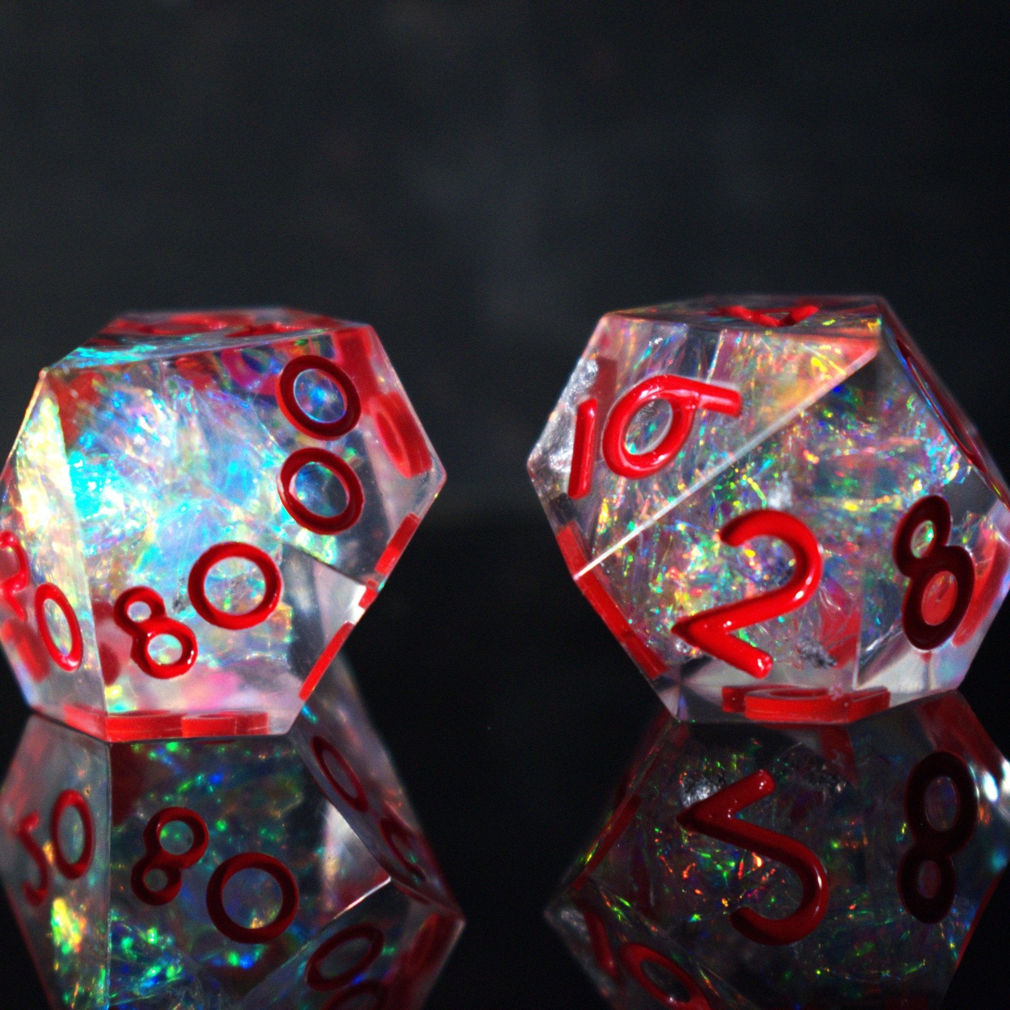 Shatter Sharp - Edged Resin Dice Set - Misty Mountain Gaming - 3