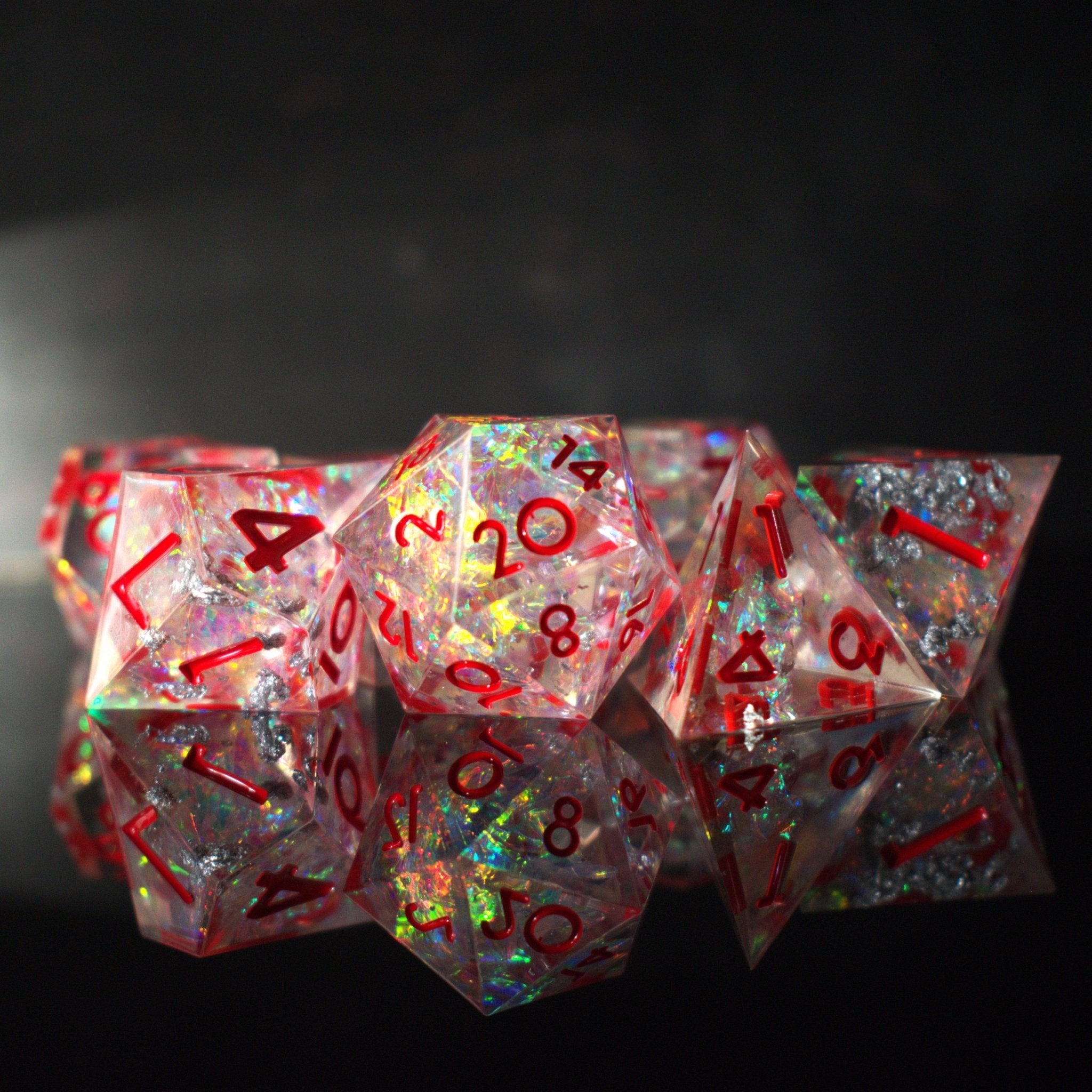 Shatter Sharp - Edged Resin Dice Set - Misty Mountain Gaming - 4