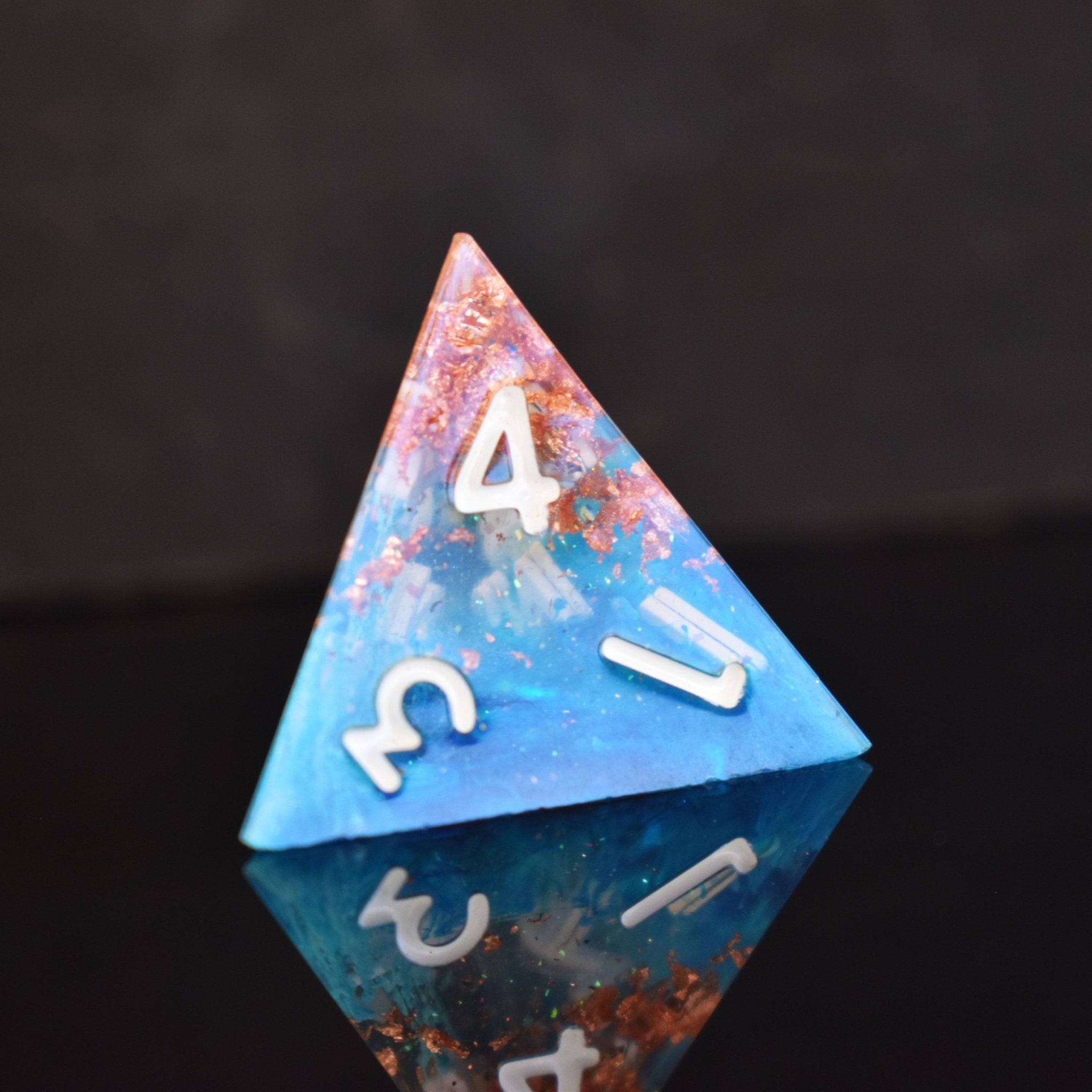 Shield of Faith Sharp - Edged Resin Dice Set - Misty Mountain Gaming - 6