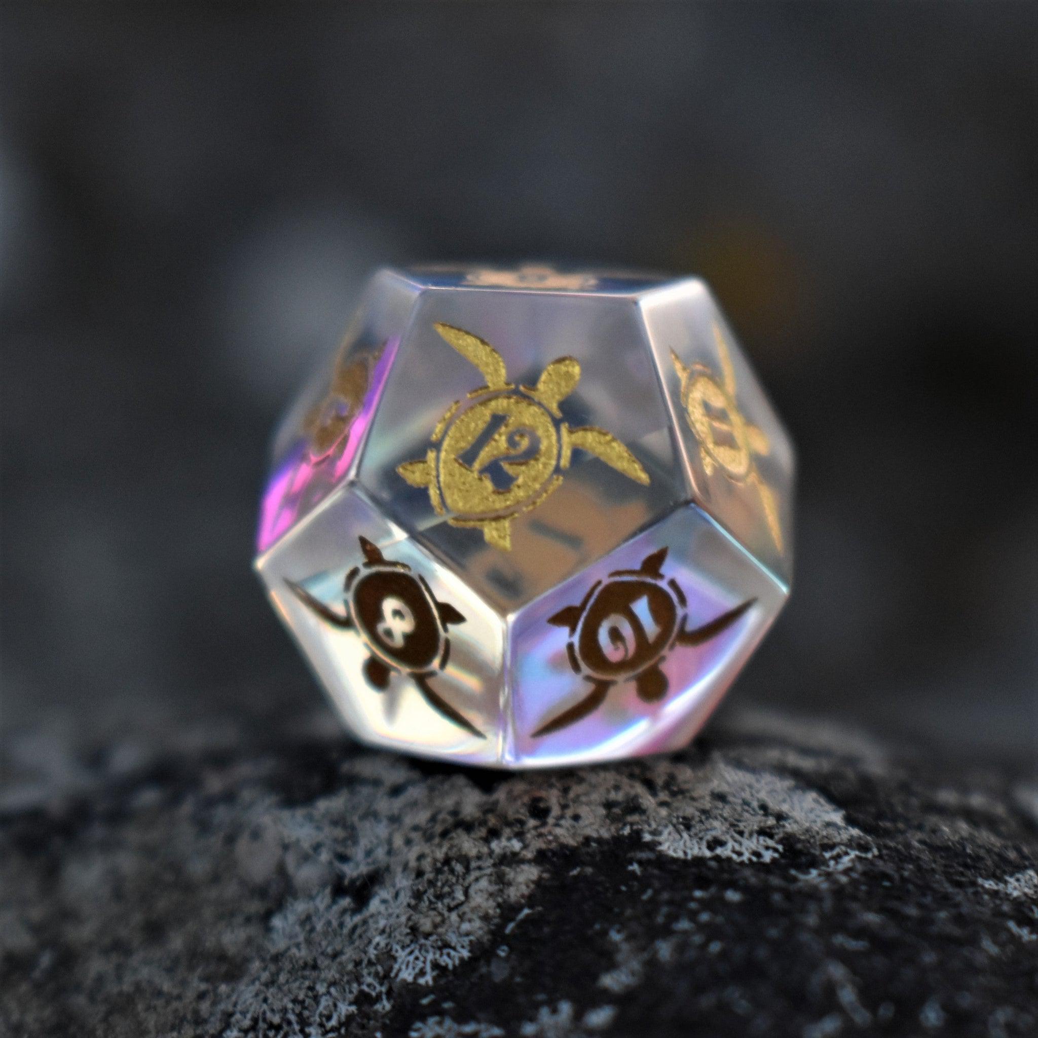 Siren's Song Prism Glass Dice Set - Misty Mountain Gaming - 8