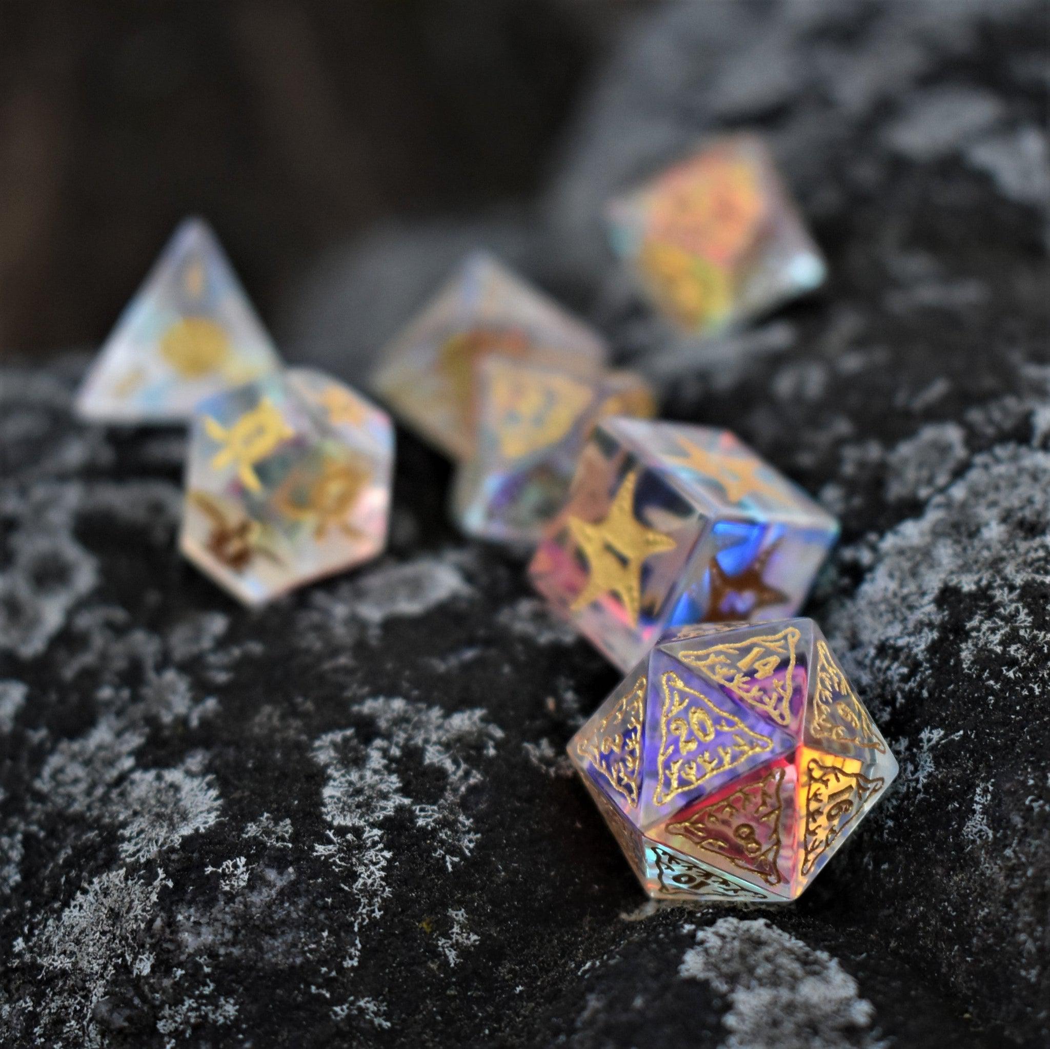 Siren's Song Prism Glass Dice Set - Misty Mountain Gaming - 1