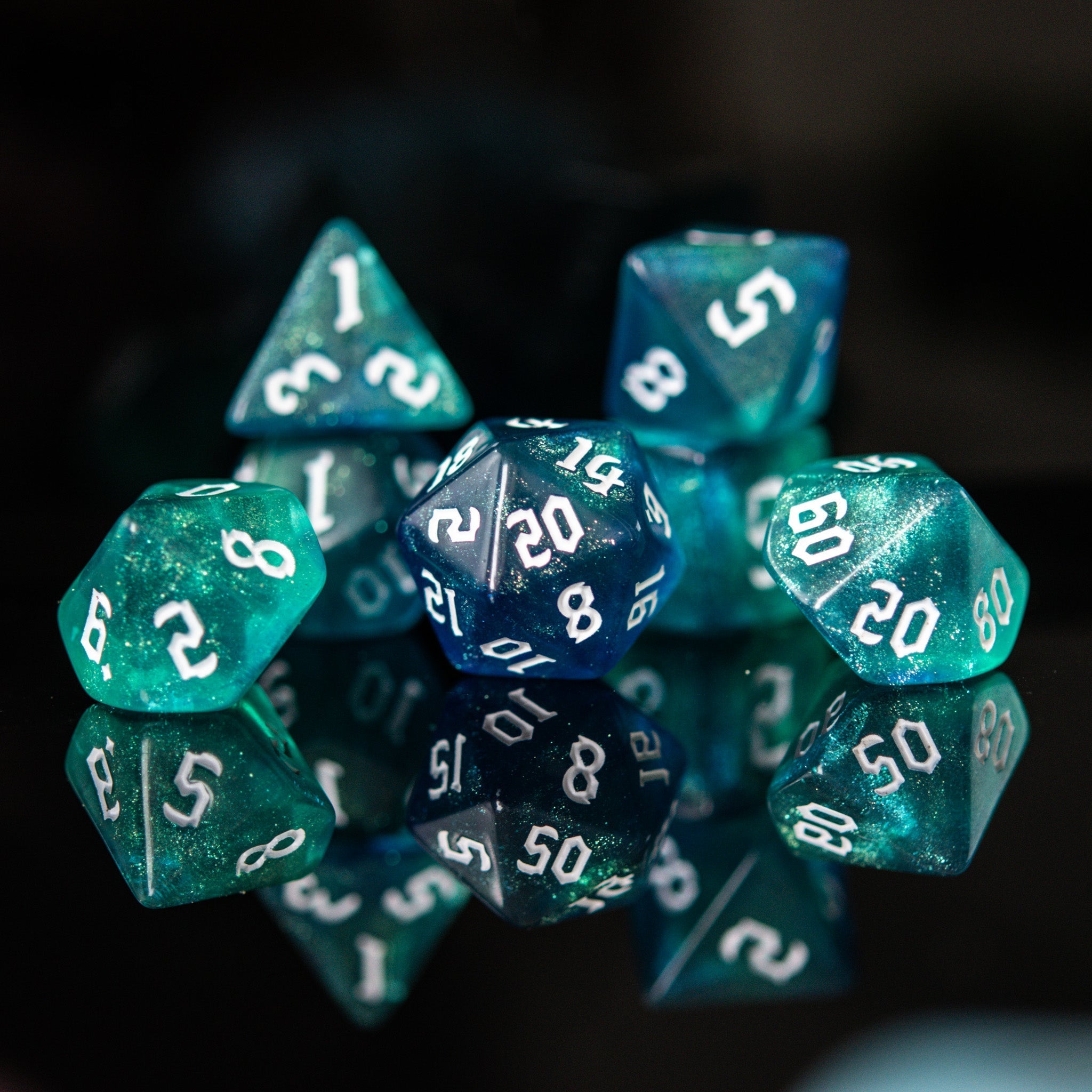 Sorcerer Class Acrylic Dice Set - Misty Mountain Gaming - 1