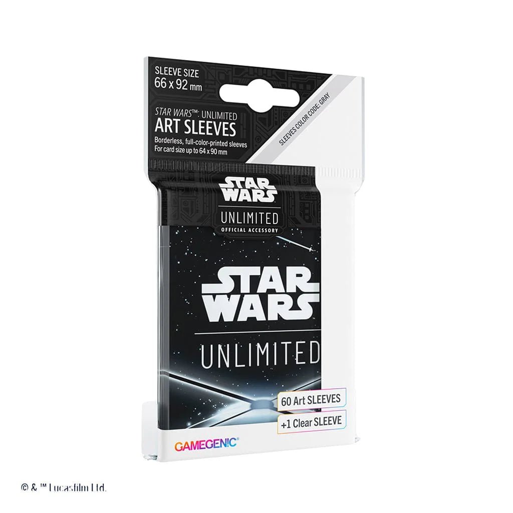 Star Wars Unlimited Art Sleeves Card Back White - Gamegenic - 1