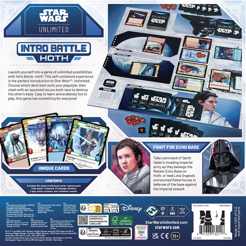 Star Wars Unlimited TCG Intro Battle Hoth Set - Fantasy Flight Games - 2