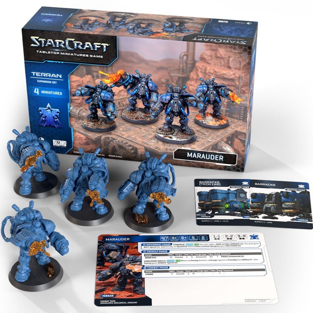 StarCraft TMG Terran Marauder Expansion Set - Archon Studios - 1
