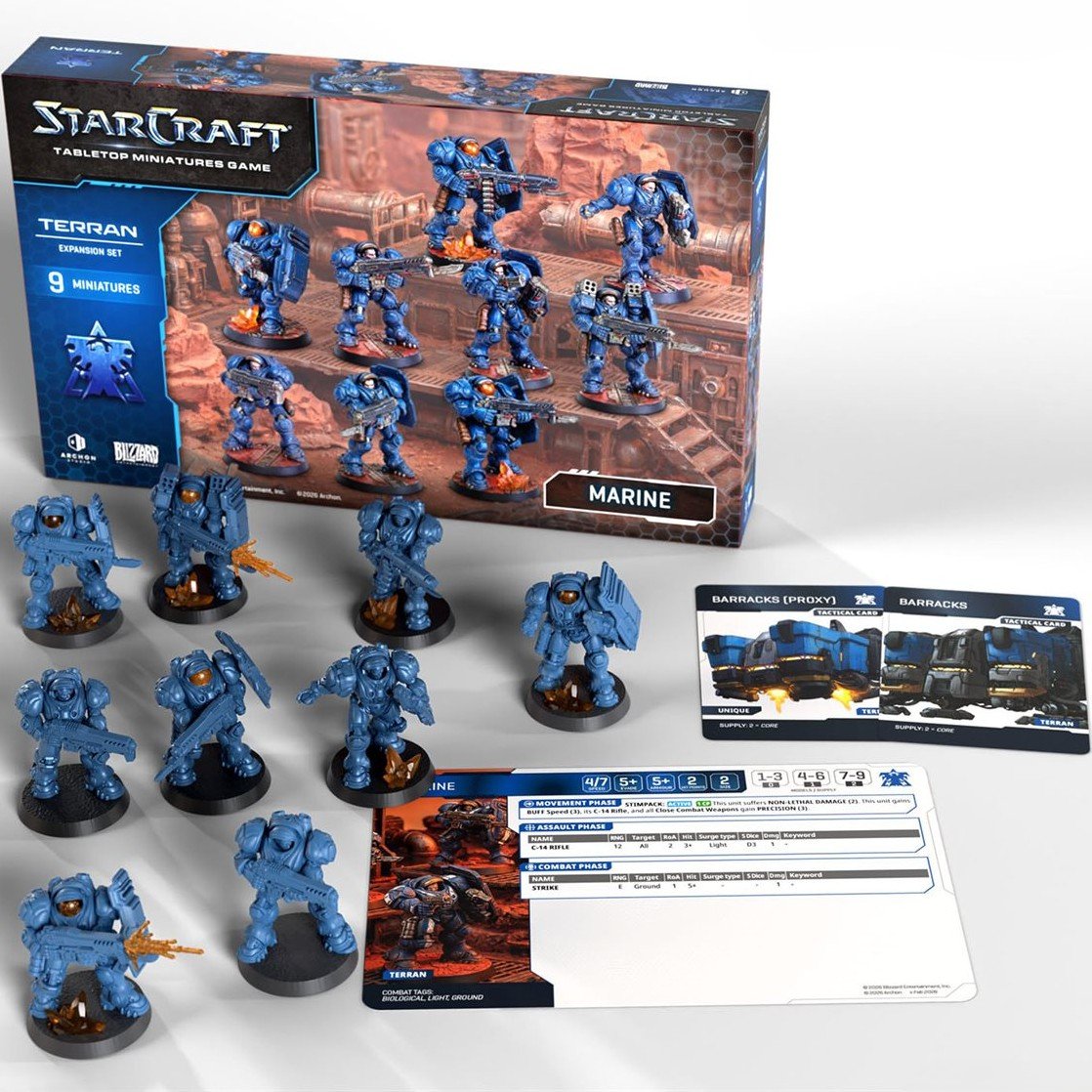 StarCraft TMG Terran Marine Expansion Set - Archon Studios - 1