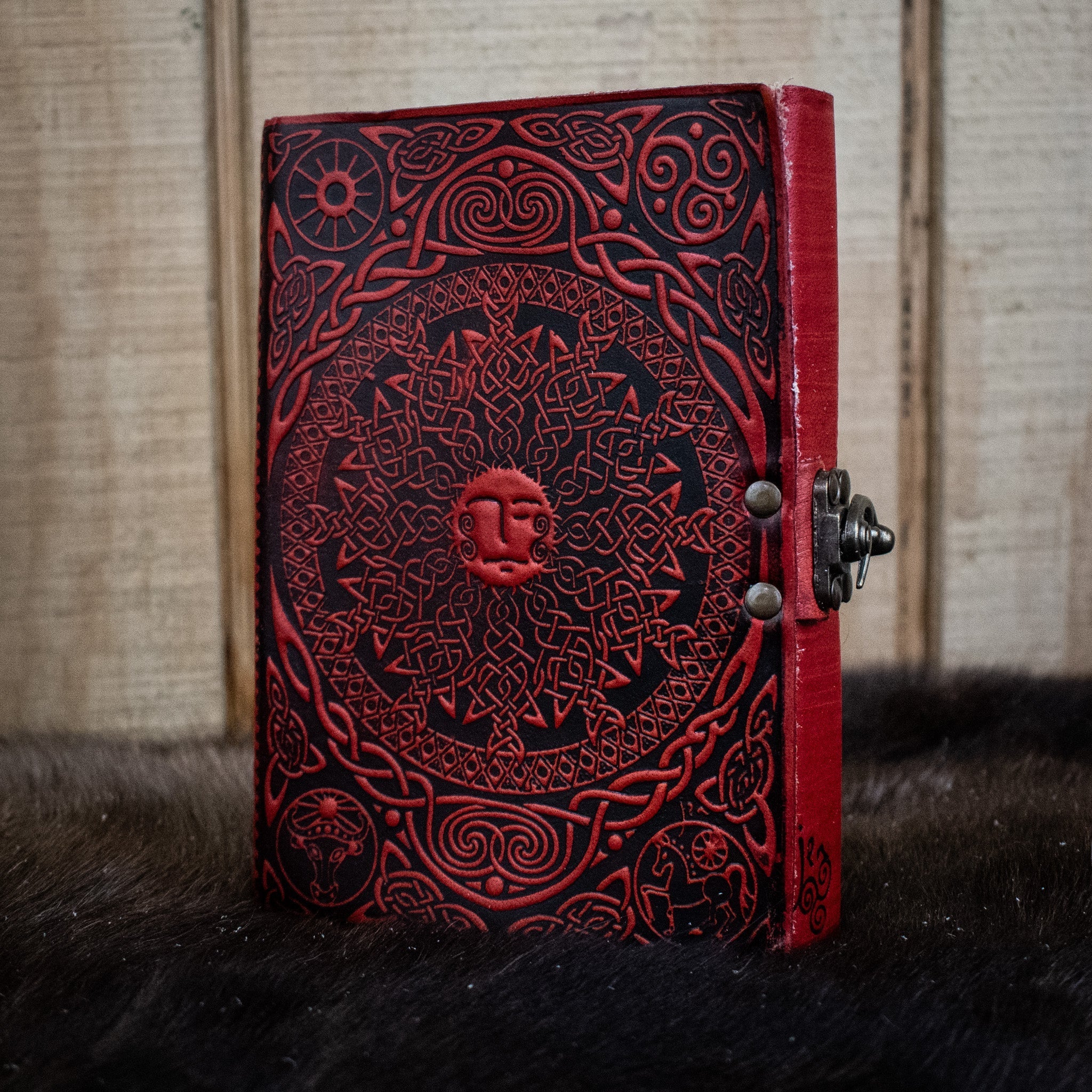 "Sun - Moon" Leather Journal - Misty Mountain Gaming - 1