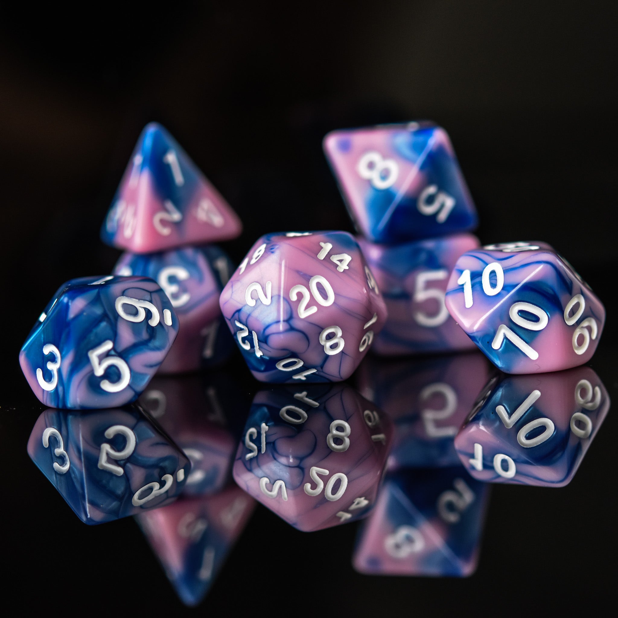 Sweet Dreams Acrylic Dice Set - Misty Mountain Gaming - 3