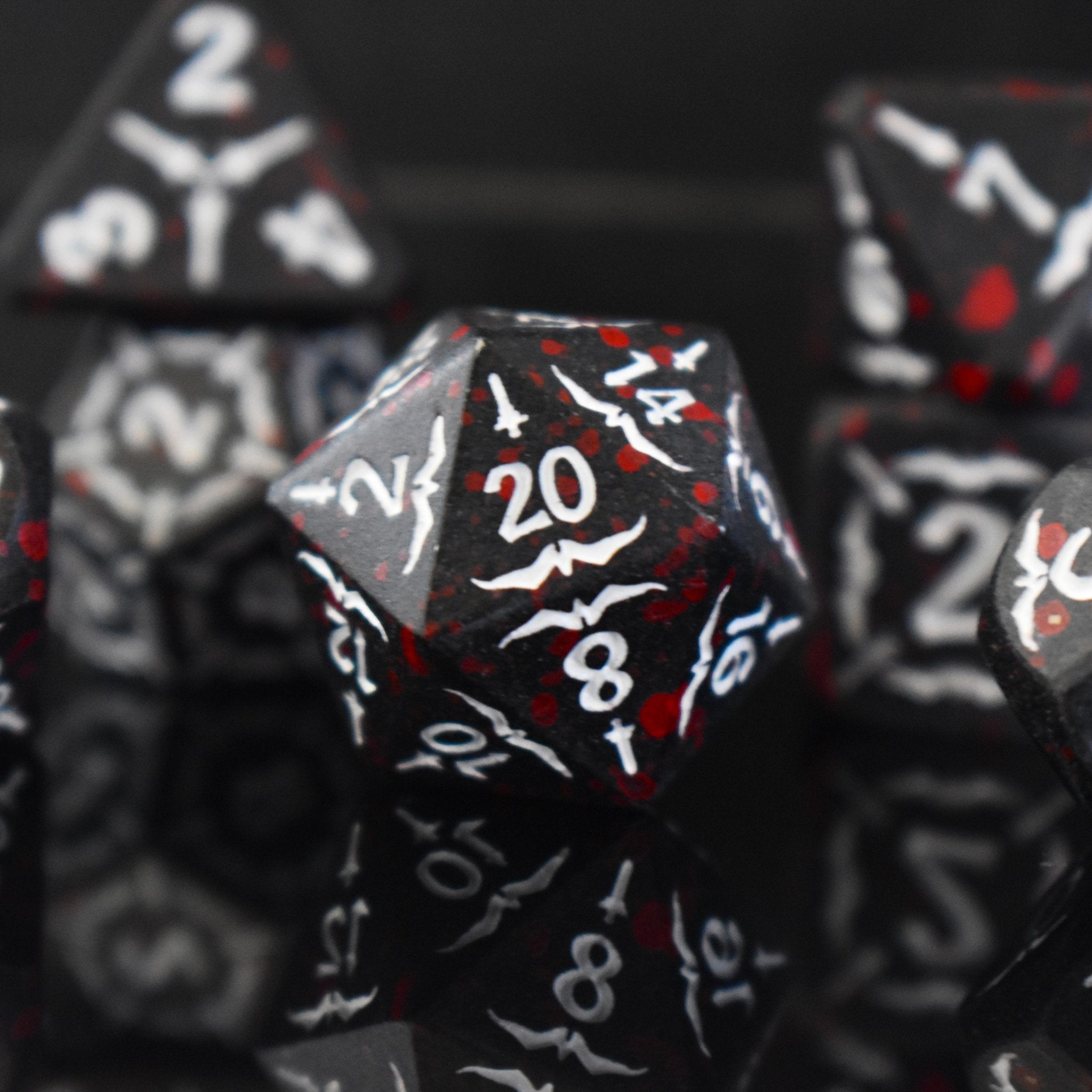 Sword of the Blood Hunter Metal Dice Set - Misty Mountain Gaming - 2