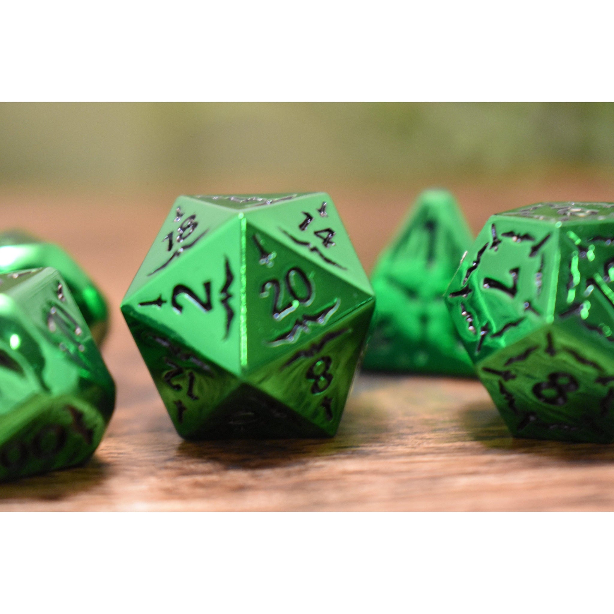 Sword of the Emerald Isles Metal Dice Set - Misty Mountain Gaming - 3