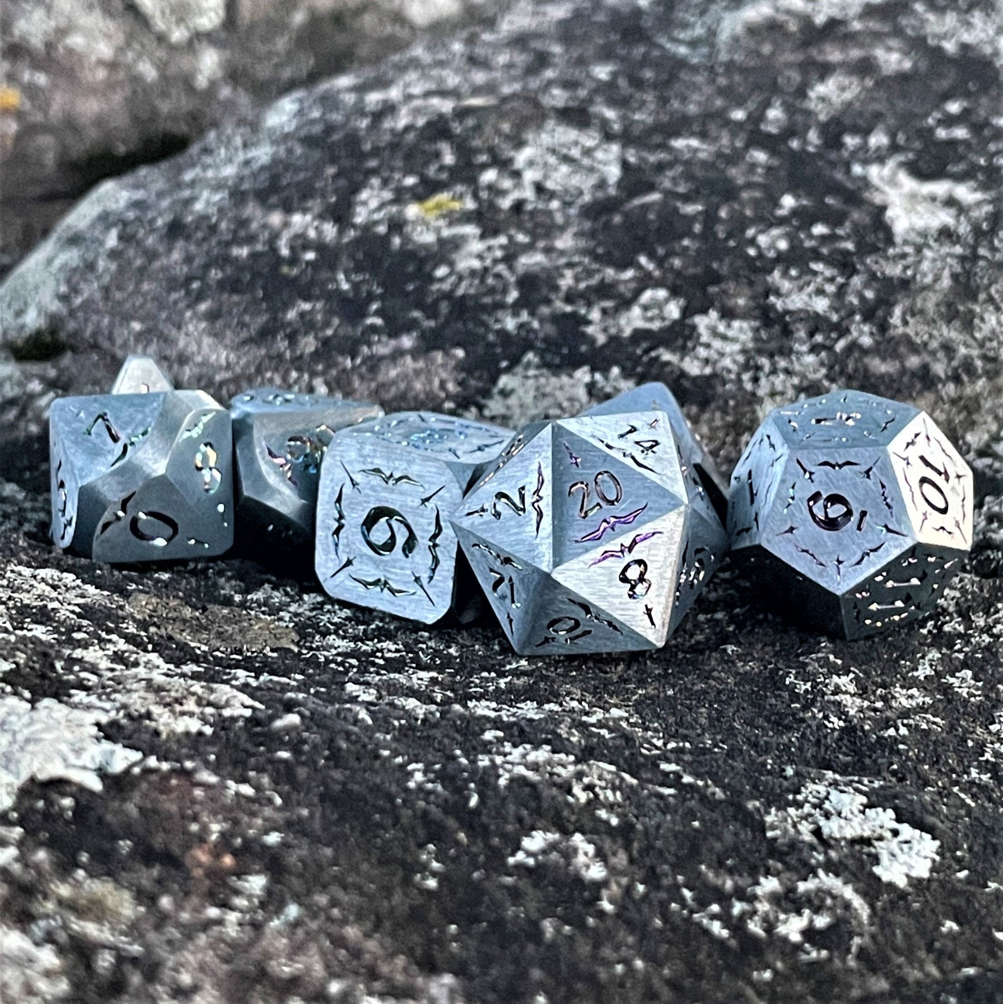 Sword of the Holy Knight Metal Dice Set - Misty Mountain Gaming - 1