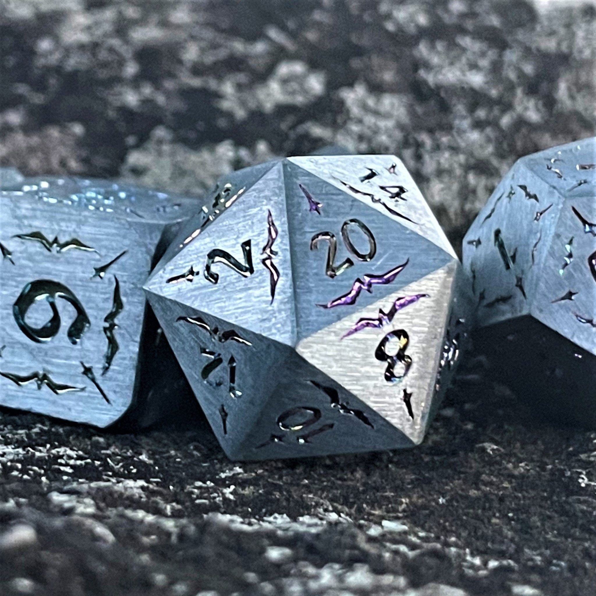 Sword of the Holy Knight Metal Dice Set - Misty Mountain Gaming - 3