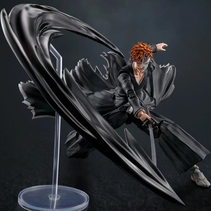 Tamashii Nations S.H. Figuarts Bleach Ichigo Kurosaki Getsugatensho Version Anime Figure - Bandai - 3