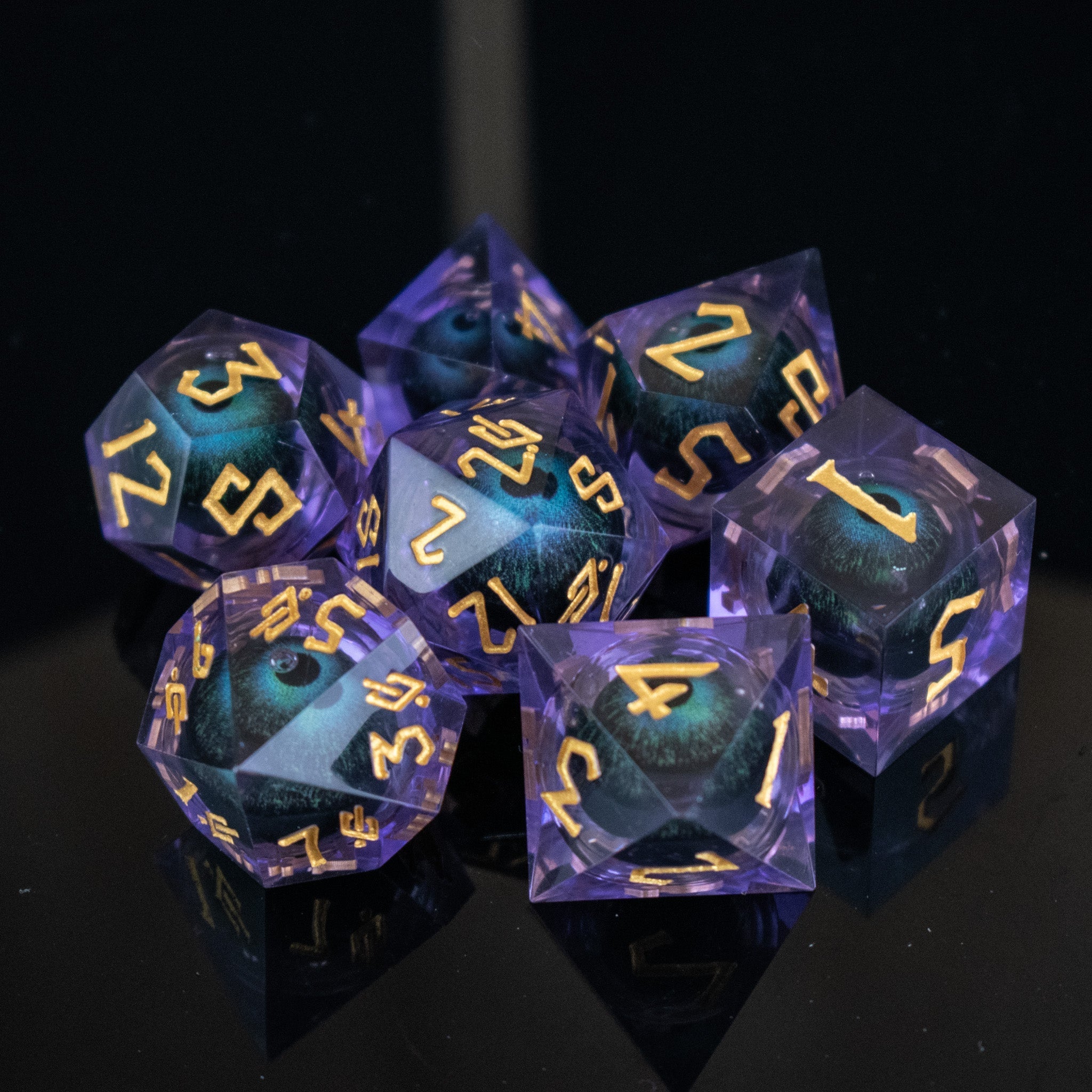 The Omnipotent Liquid Core Dice Set - Misty Mountain Gaming - 2