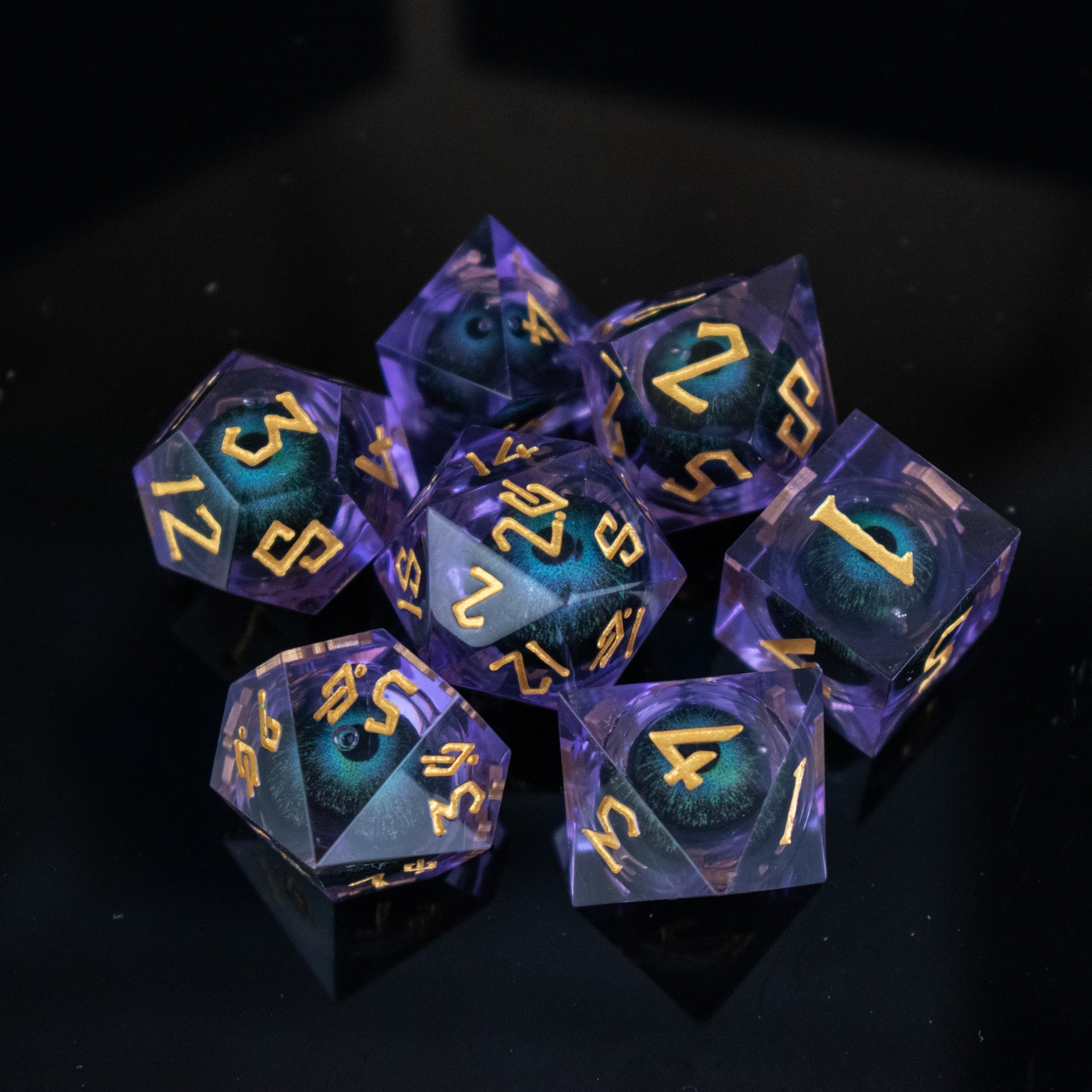 The Omnipotent Liquid Core Dice Set - Misty Mountain Gaming - 1