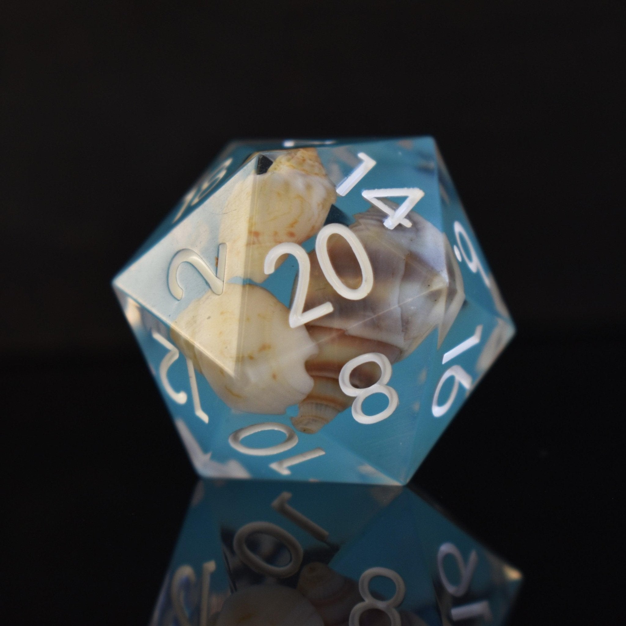 Tide Pool Sharp - Edged Resin Dice Set - Misty Mountain Gaming - 6