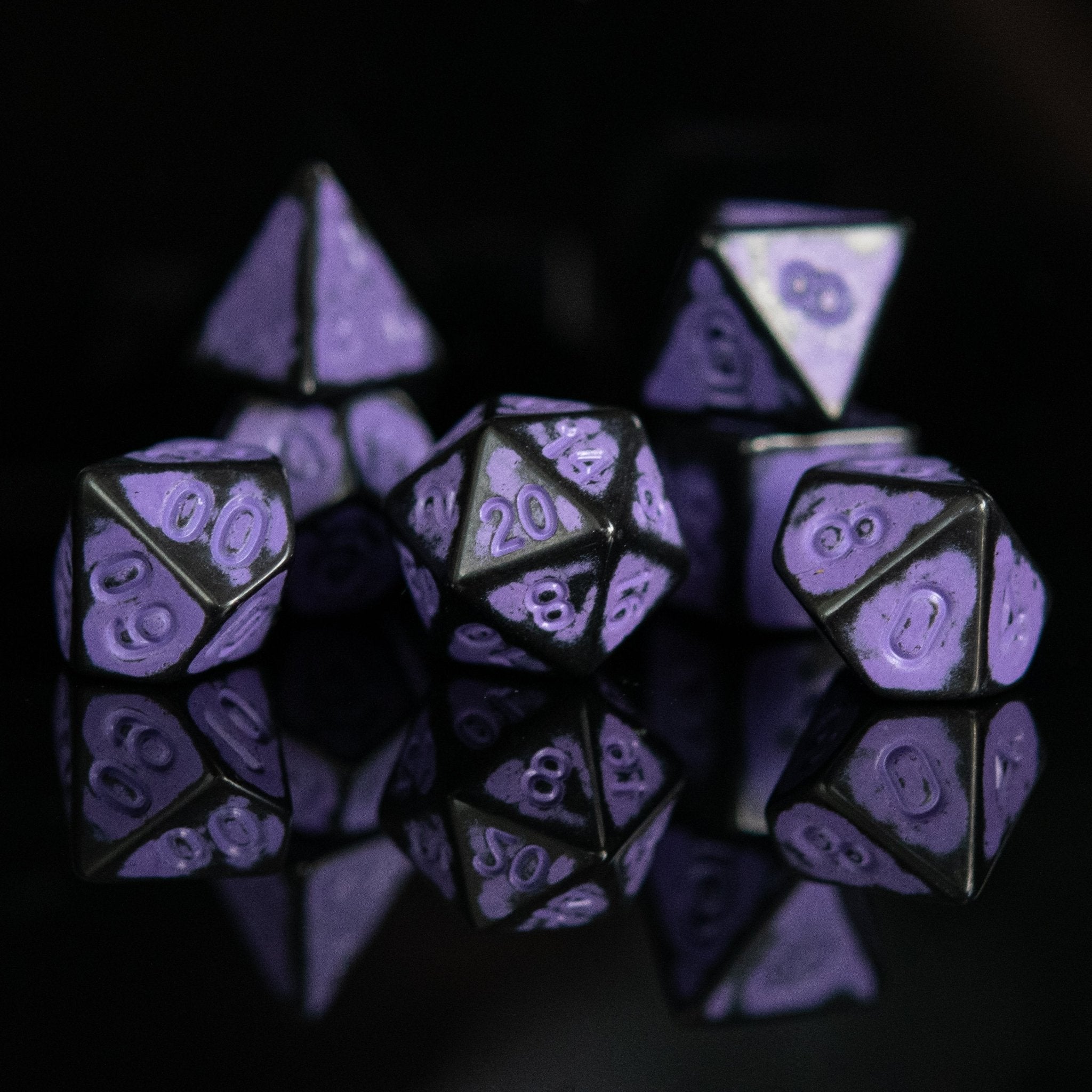 Toxic Acrylic Dice Set - Misty Mountain Gaming - 1