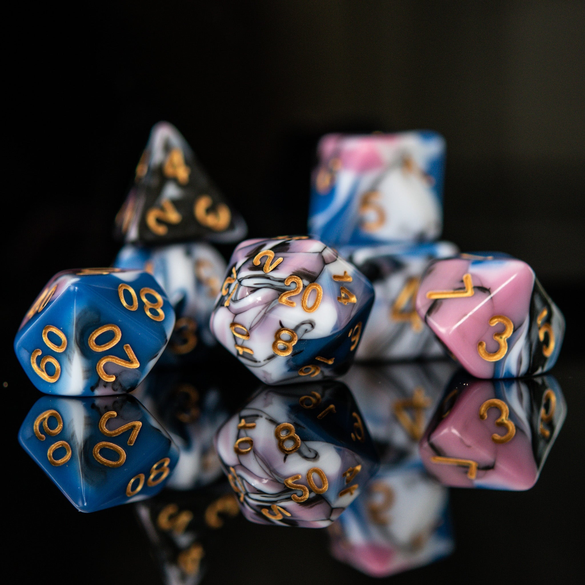 Twisted Dreams Acrylic Dice Set - Misty Mountain Gaming - 2