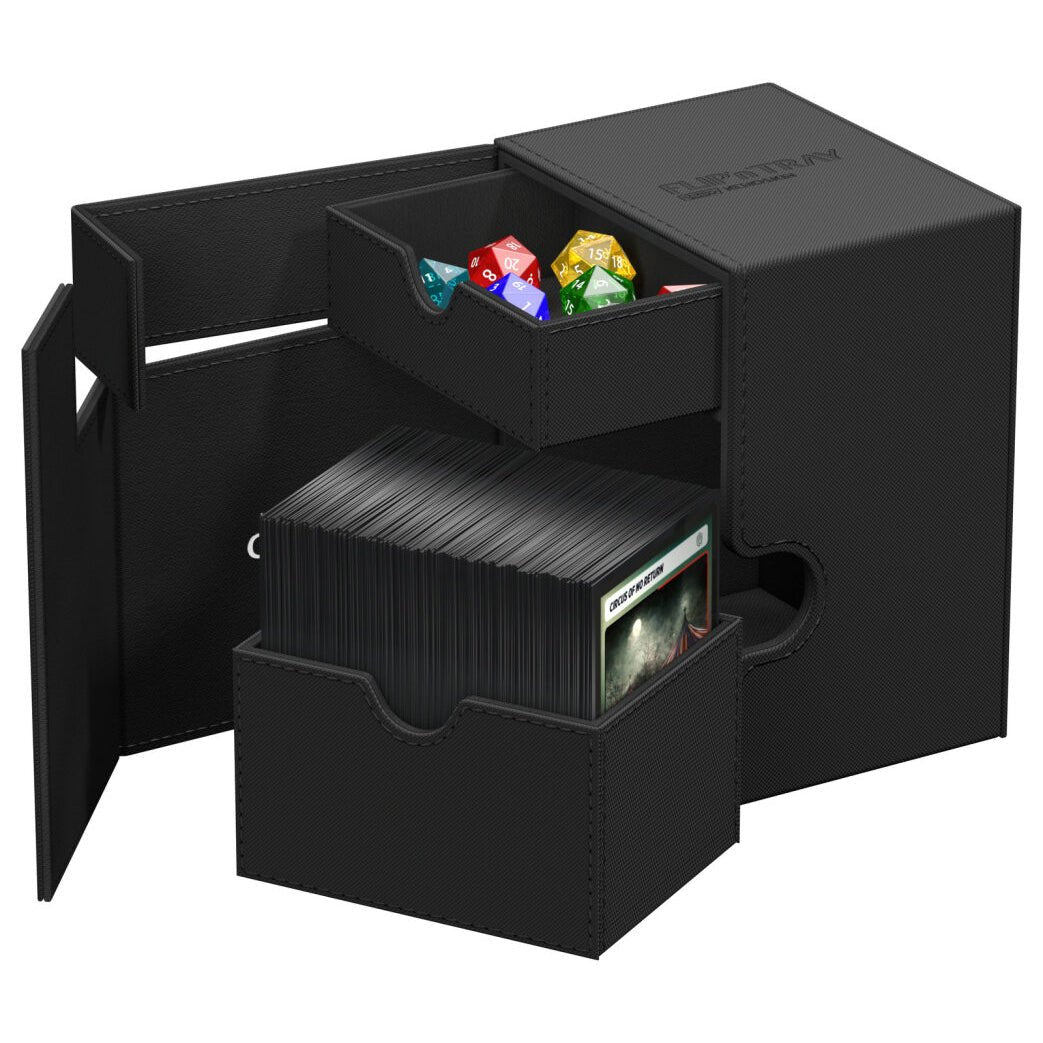 Ultimate Guard FlipnTray 133+ Monocolor, Black - Ultimate Guard - 1