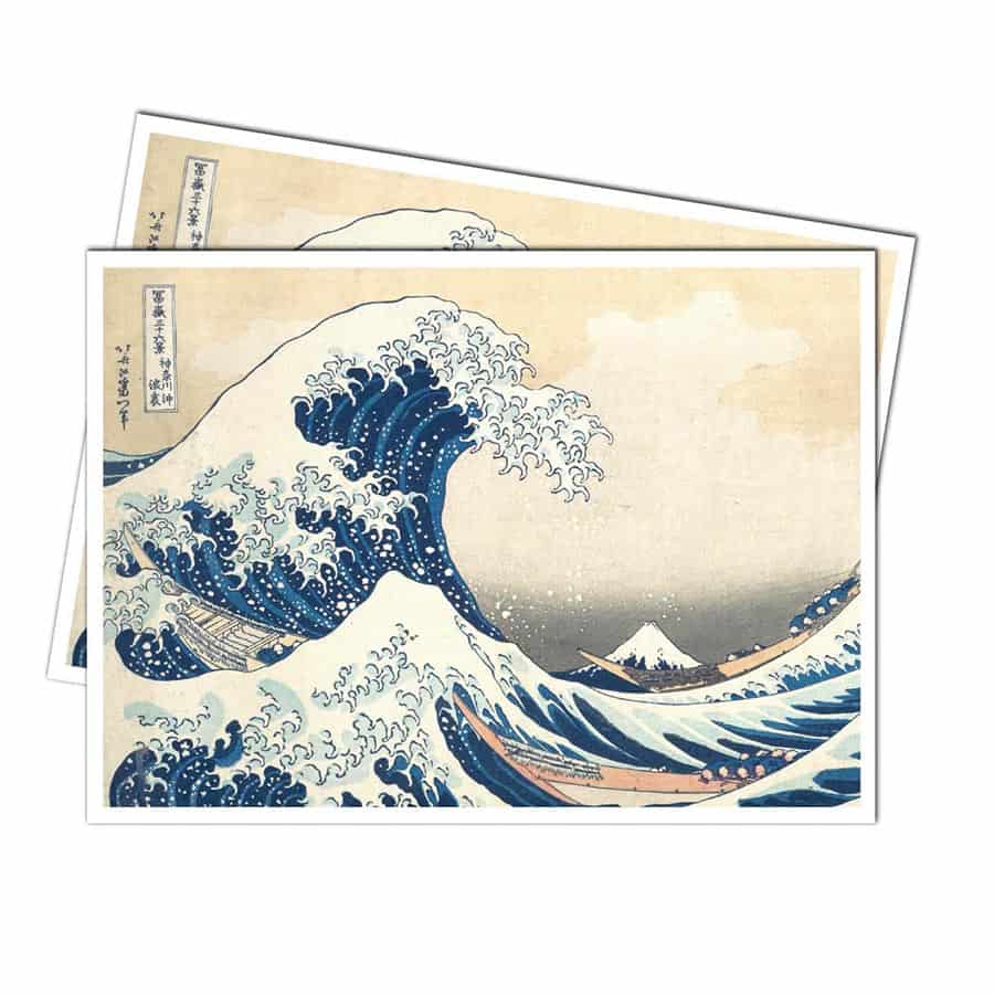 Ultra PRO APEX The Great Wave Off Kanagawa Deck Protector Sleeves Fine Art, 105 - pack - Ultra PRO - 1