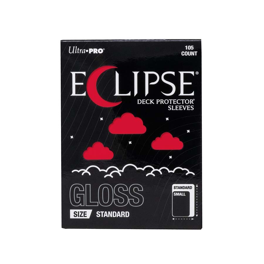 Ultra Pro Eclipse Standard Gloss Deck Protector Sleeves 105ct, Apple Red - Ultra PRO - 1