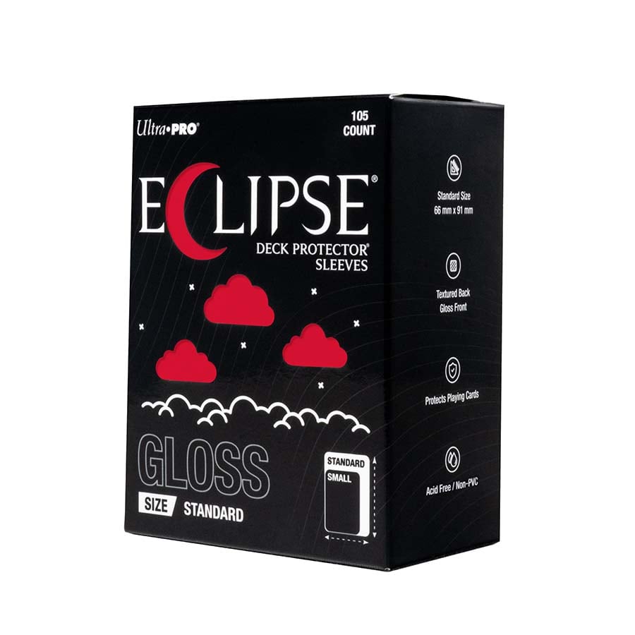 Ultra Pro Eclipse Standard Gloss Deck Protector Sleeves 105ct, Apple Red - Ultra PRO - 2