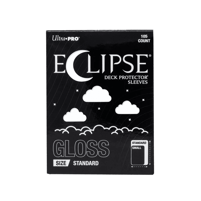 Ultra Pro Eclipse Standard Gloss Deck Protector Sleeves 105ct, Artic White - Ultra PRO - 1