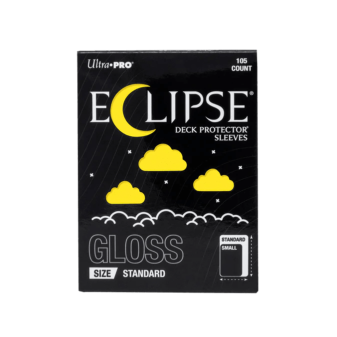 Ultra Pro Eclipse Standard Gloss Deck Protector Sleeves 105ct, Lemon Yellow - Ultra PRO - 1
