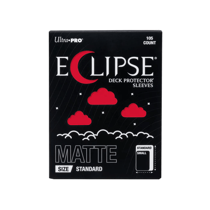 Ultra Pro Eclipse Standard Matte Deck Protector Sleeves 105ct, Apple Red - Ultra PRO - 1