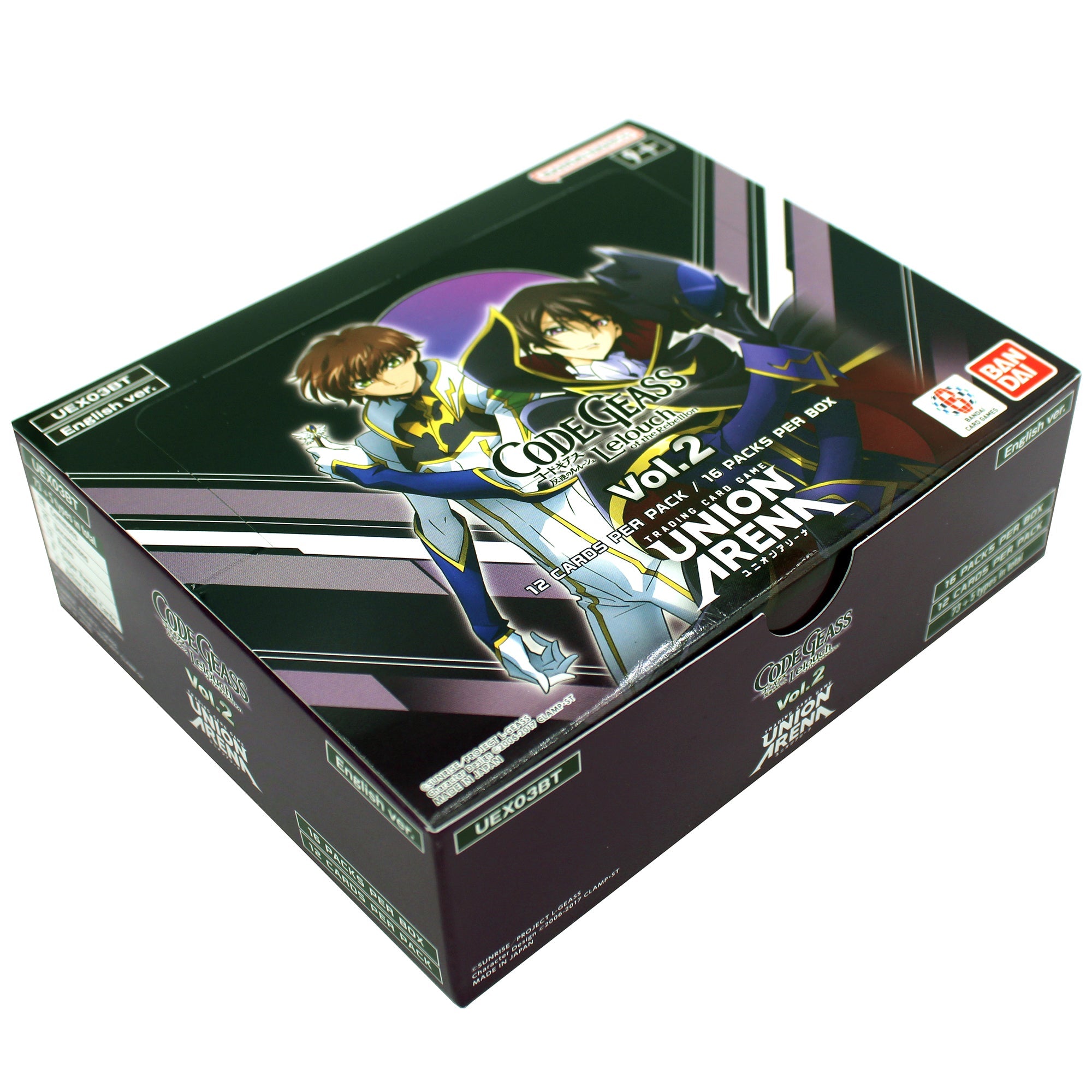Union Arena CODE GEASS Lelouch of the Rebellion Vol.2 Booster Display [UEX03BT] - Bandai - 2