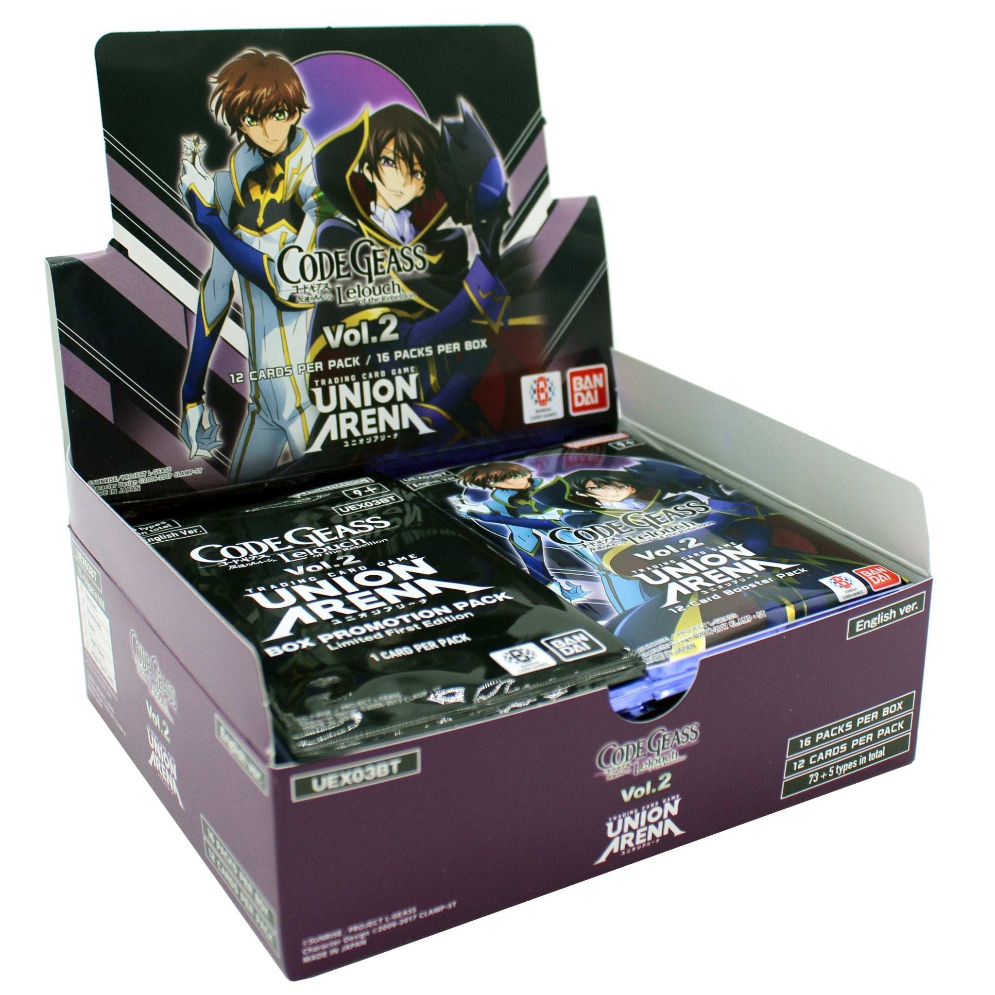 Union Arena CODE GEASS Lelouch of the Rebellion Vol.2 Booster Display [UEX03BT] - Bandai - 1