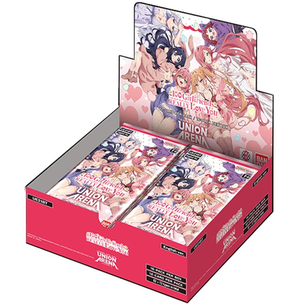 Union Arena: The 100 Girlfriends Who Really, Really, Really, Really, REALLY Love You Booster Display Box [UE21BT] - Bandai Namco - 1