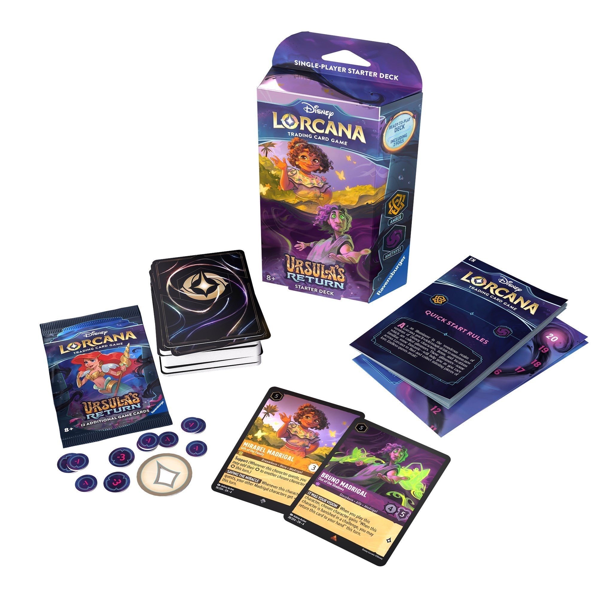Ursula's Return - Starter Deck (Amber & Amethyst) - Disney - 2