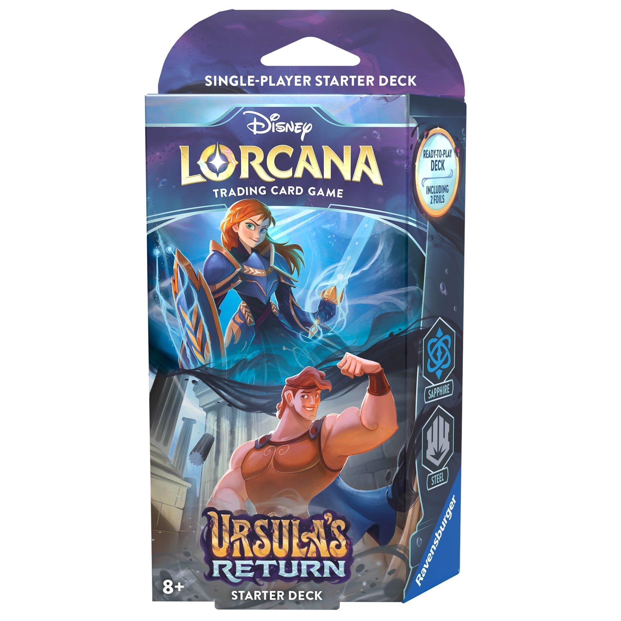 Ursula's Return - Starter Deck (Sapphire & Steel) - Disney - 1