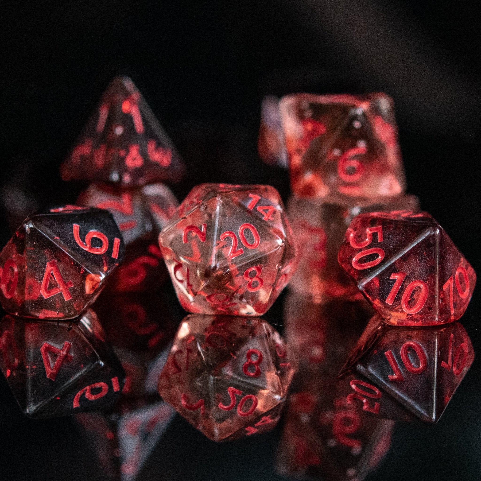 Vampira Acrylic Dice Set - Misty Mountain Gaming - 2