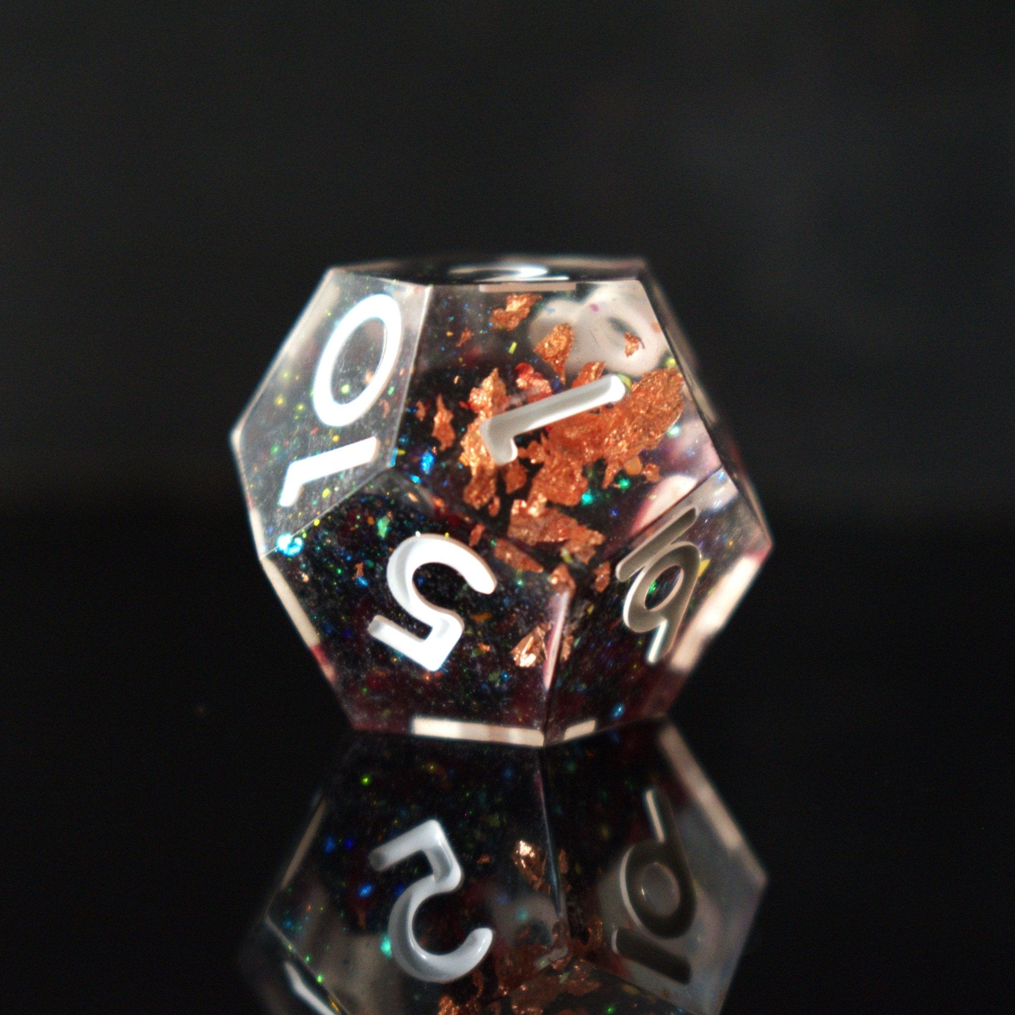 Vampiric Touch Sharp - Edged Resin Dice Set - Misty Mountain Gaming - 4