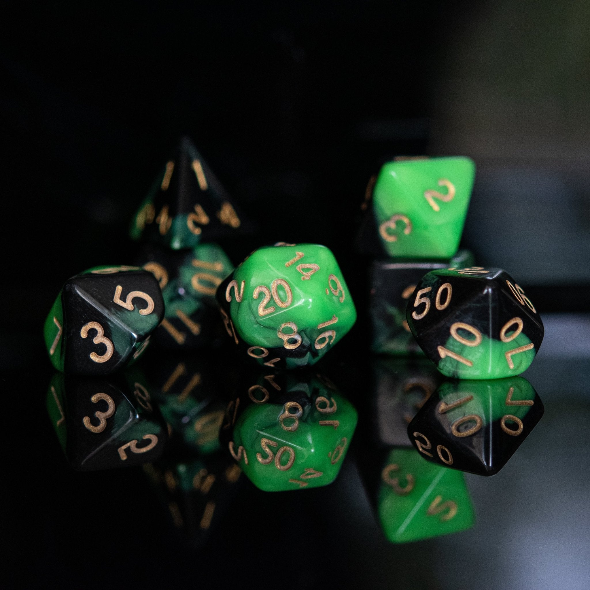 Vortex Acrylic Dice Set - Misty Mountain Gaming - 4